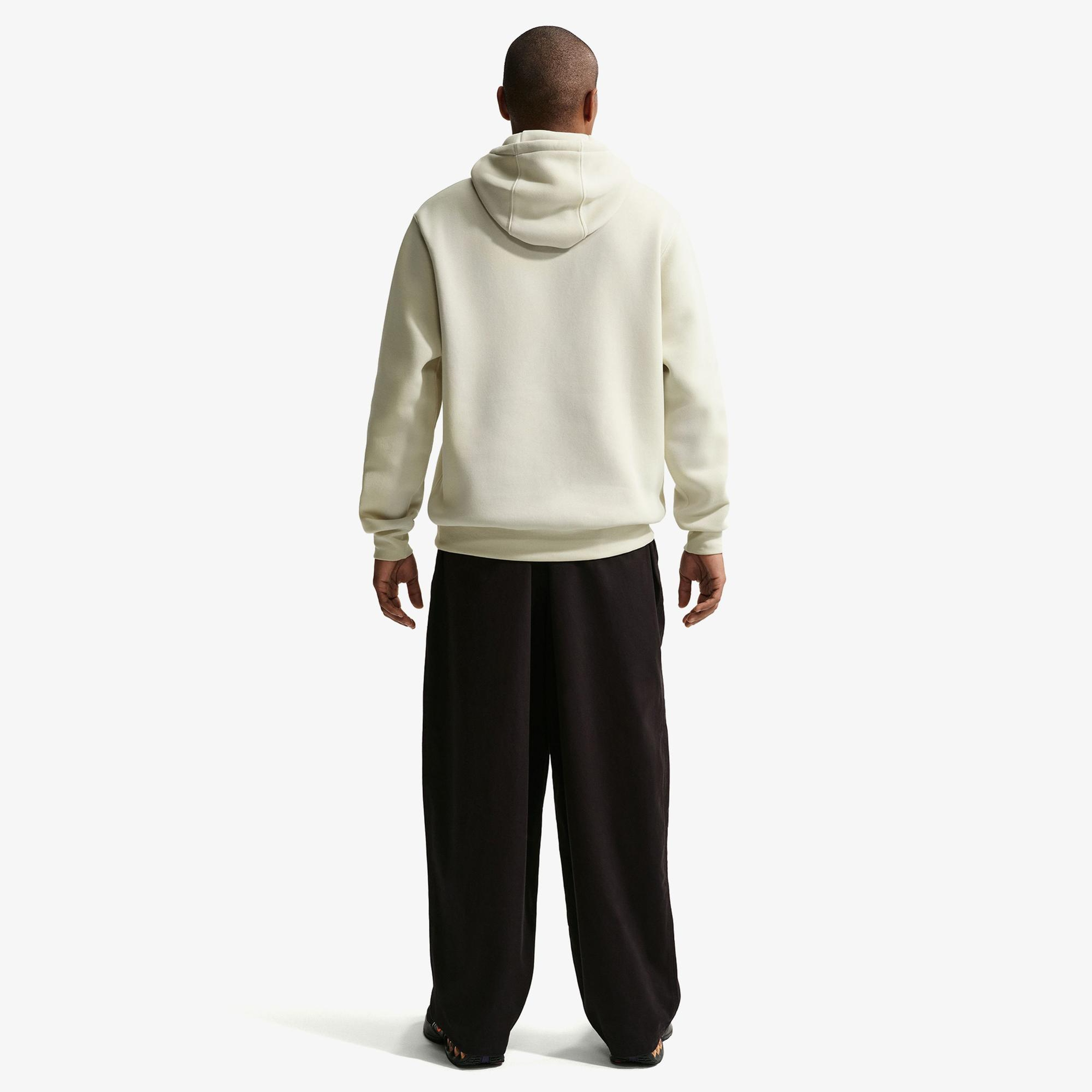 Nike Sportswear Club Erkek Krem Rengi Hoodie