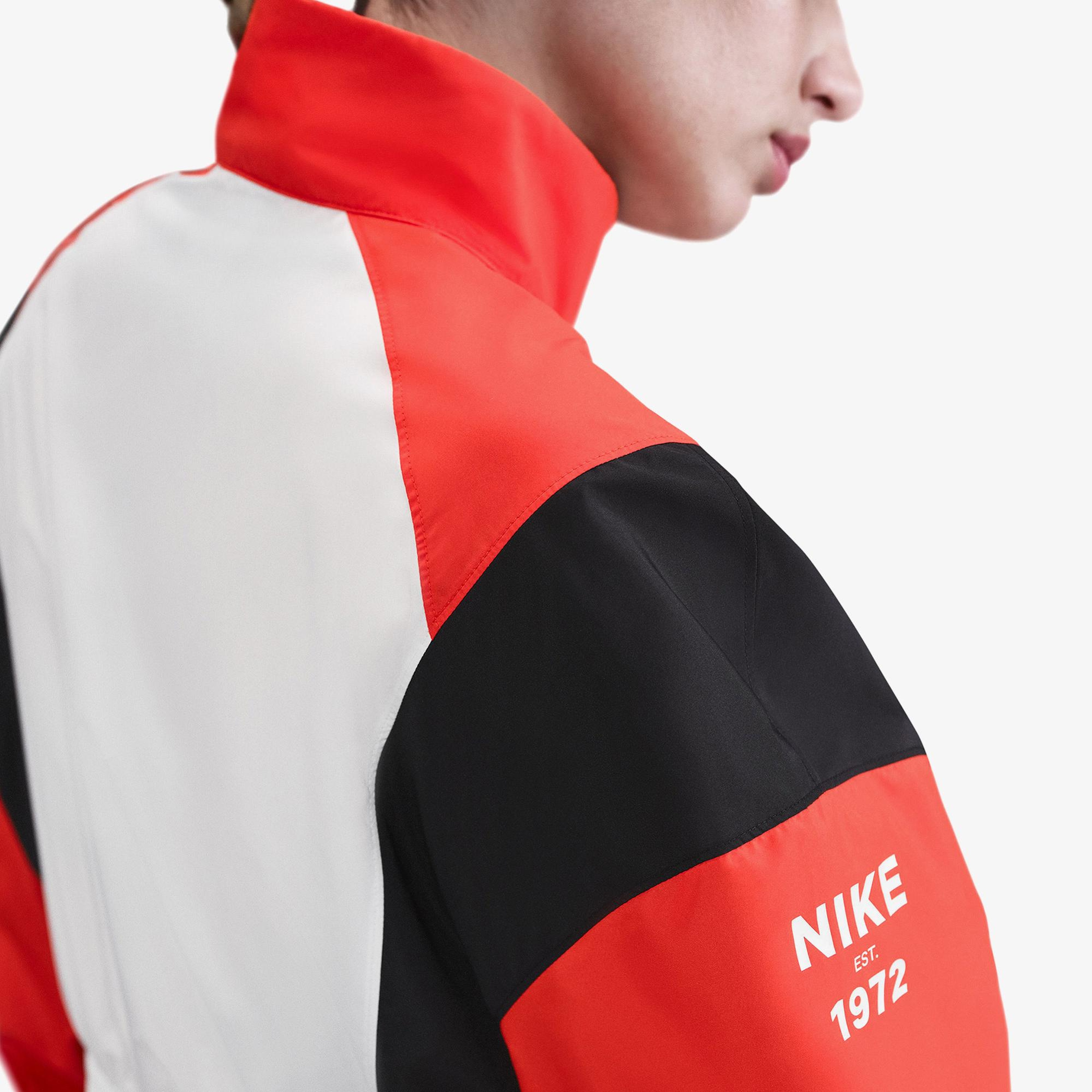 Nike Sportswear Classics Woven Remix Kadın Renkli Sweatshirt