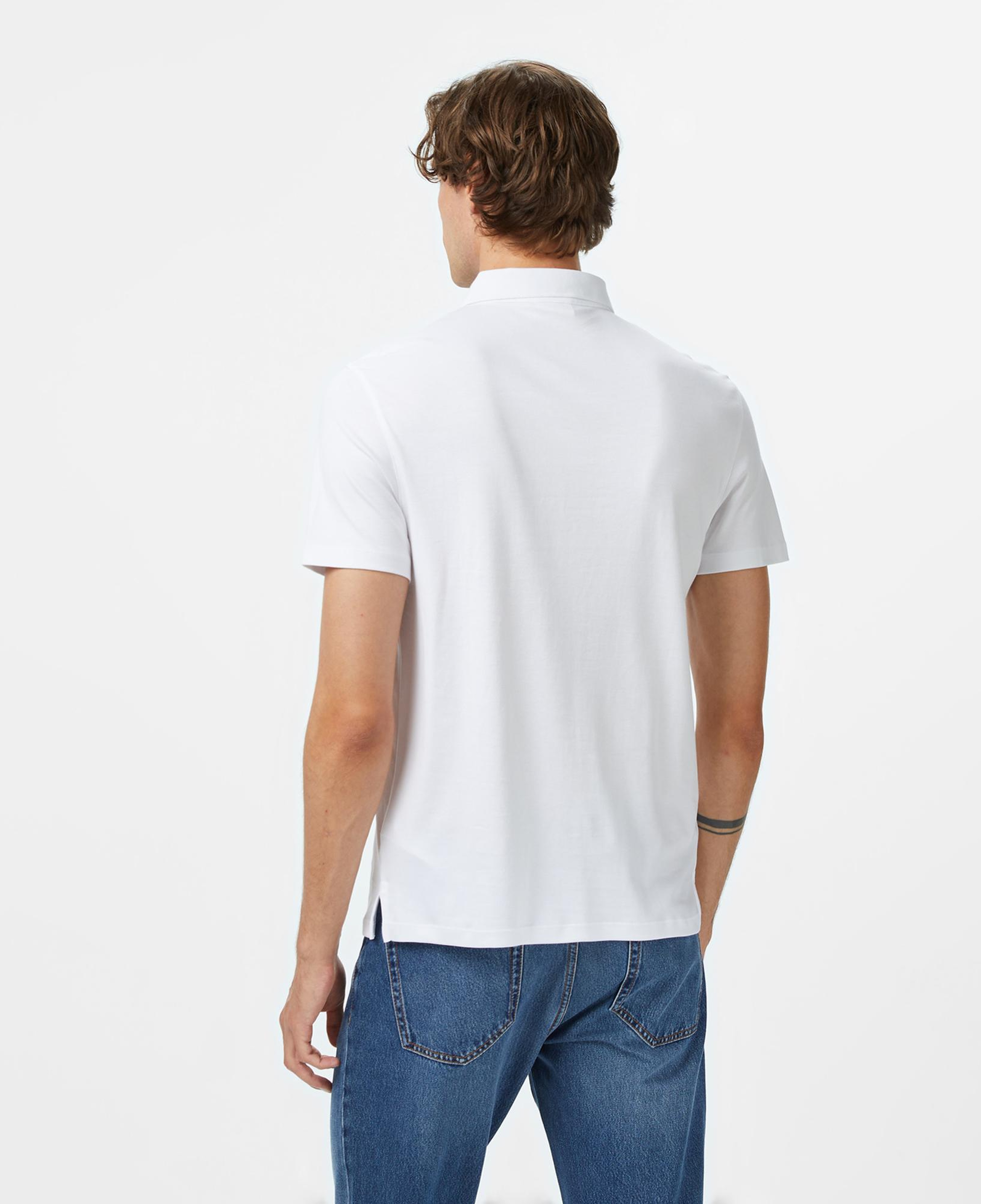 Calvin Klein Supima Erkek Beyaz Polo