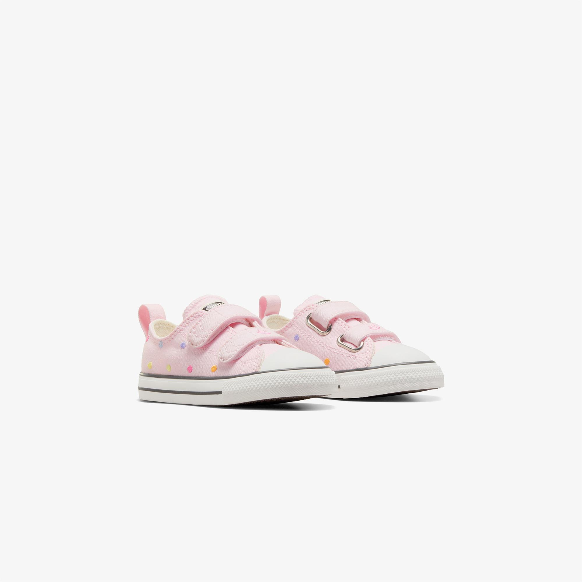 Converse Chuck Taylor All Star 2V Polka Dots Çocuk Pembe Sneaker