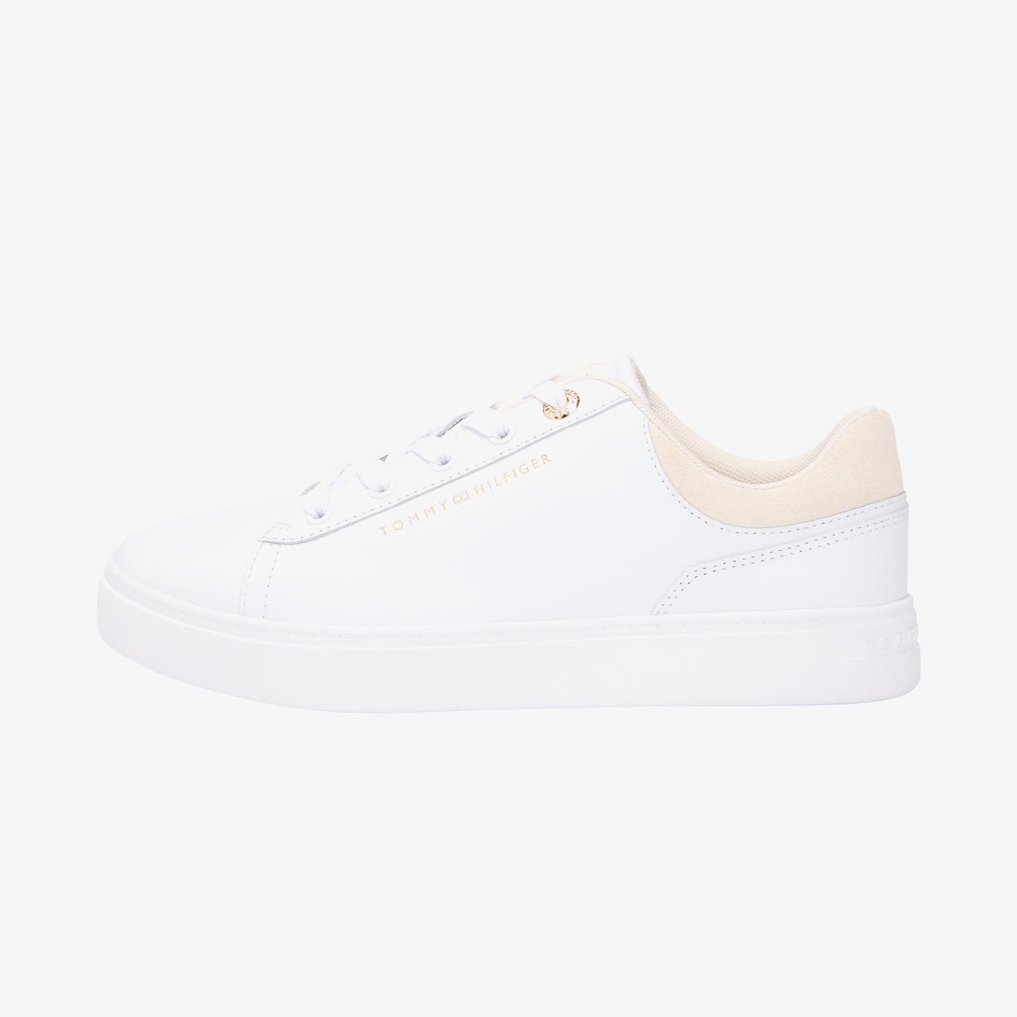 Tommy Hilfiger Seren Kadın Beyaz Sneaker