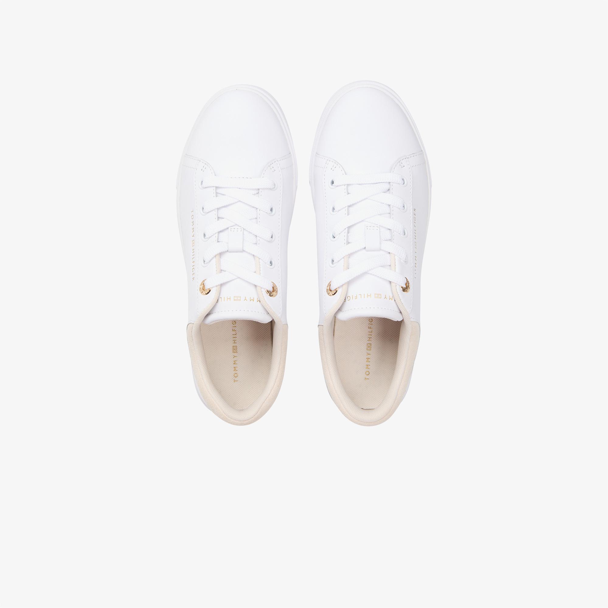 Tommy Hilfiger Seren Kadın Beyaz Sneaker