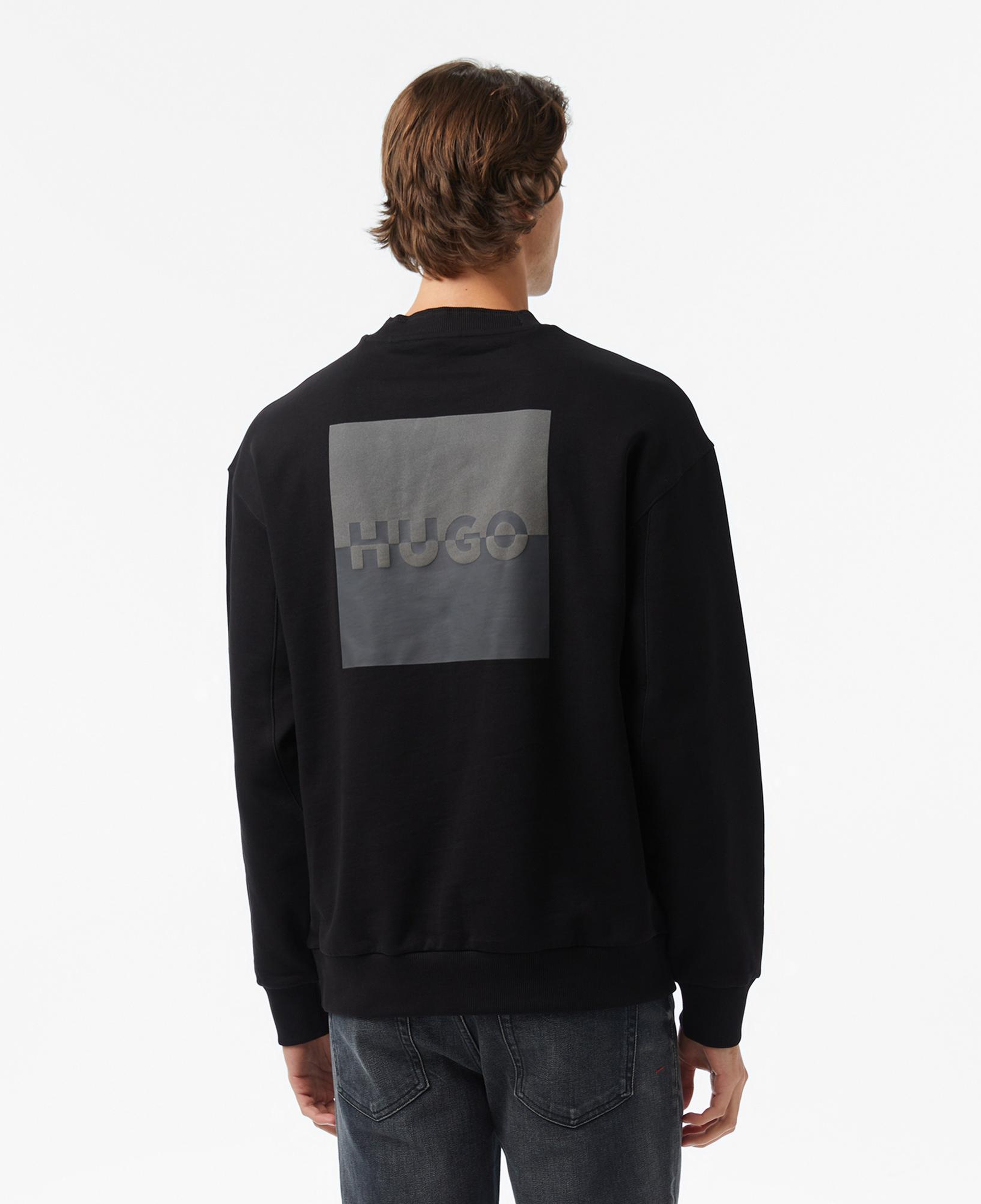 Hugo Dusplited Erkek Siyah Sweatshirt