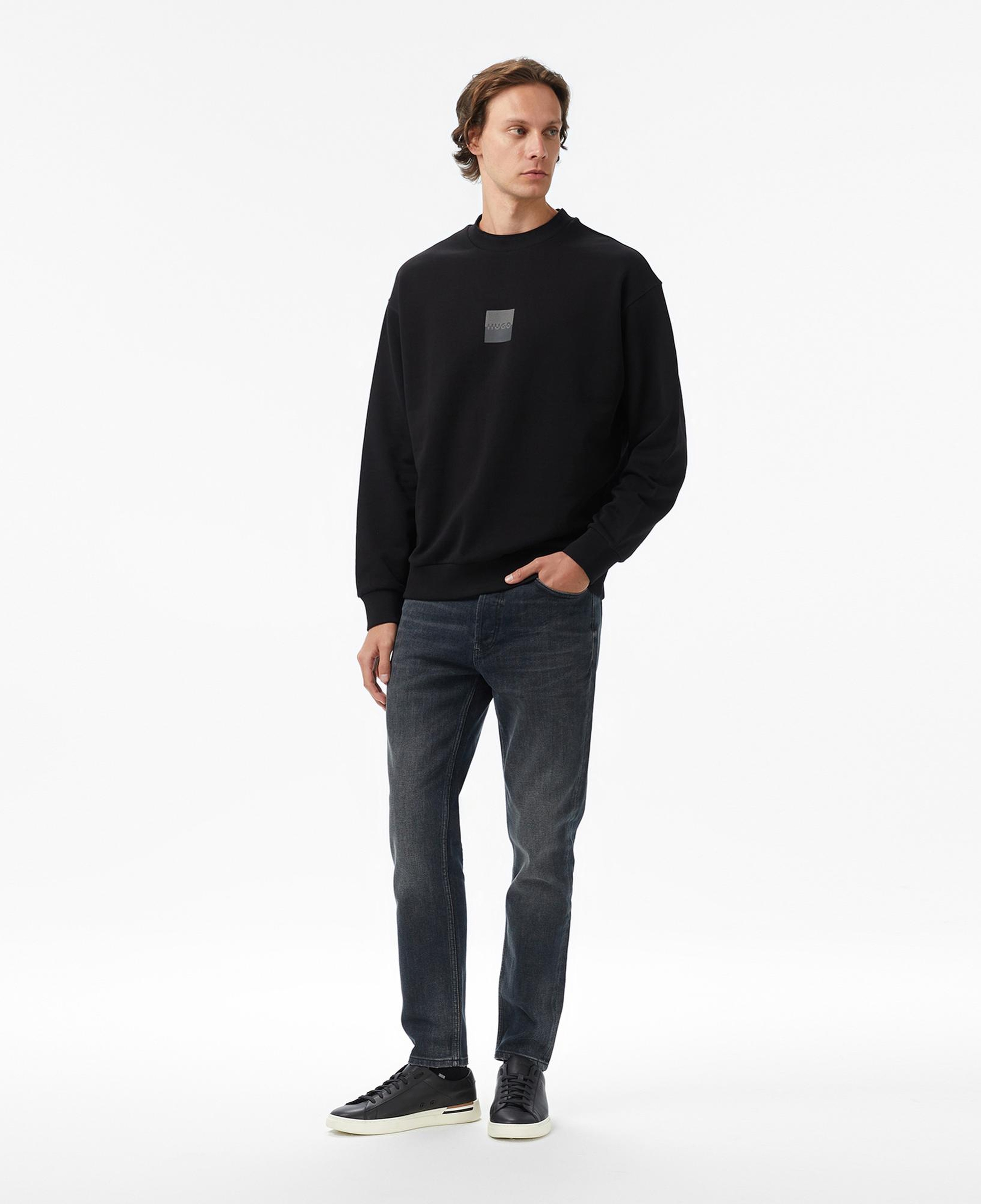 Hugo Dusplited Erkek Siyah Sweatshirt