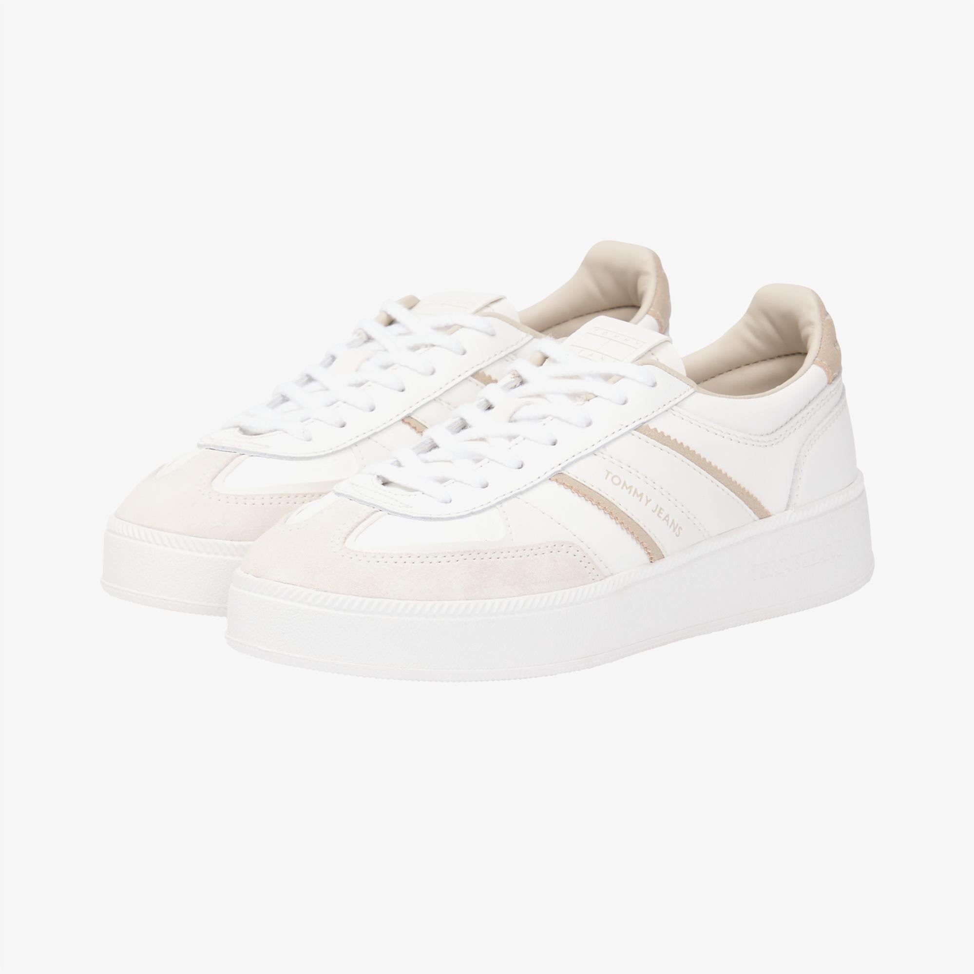 Tommy Hilfiger The Greenwich Edge Kadın Bej Sneaker