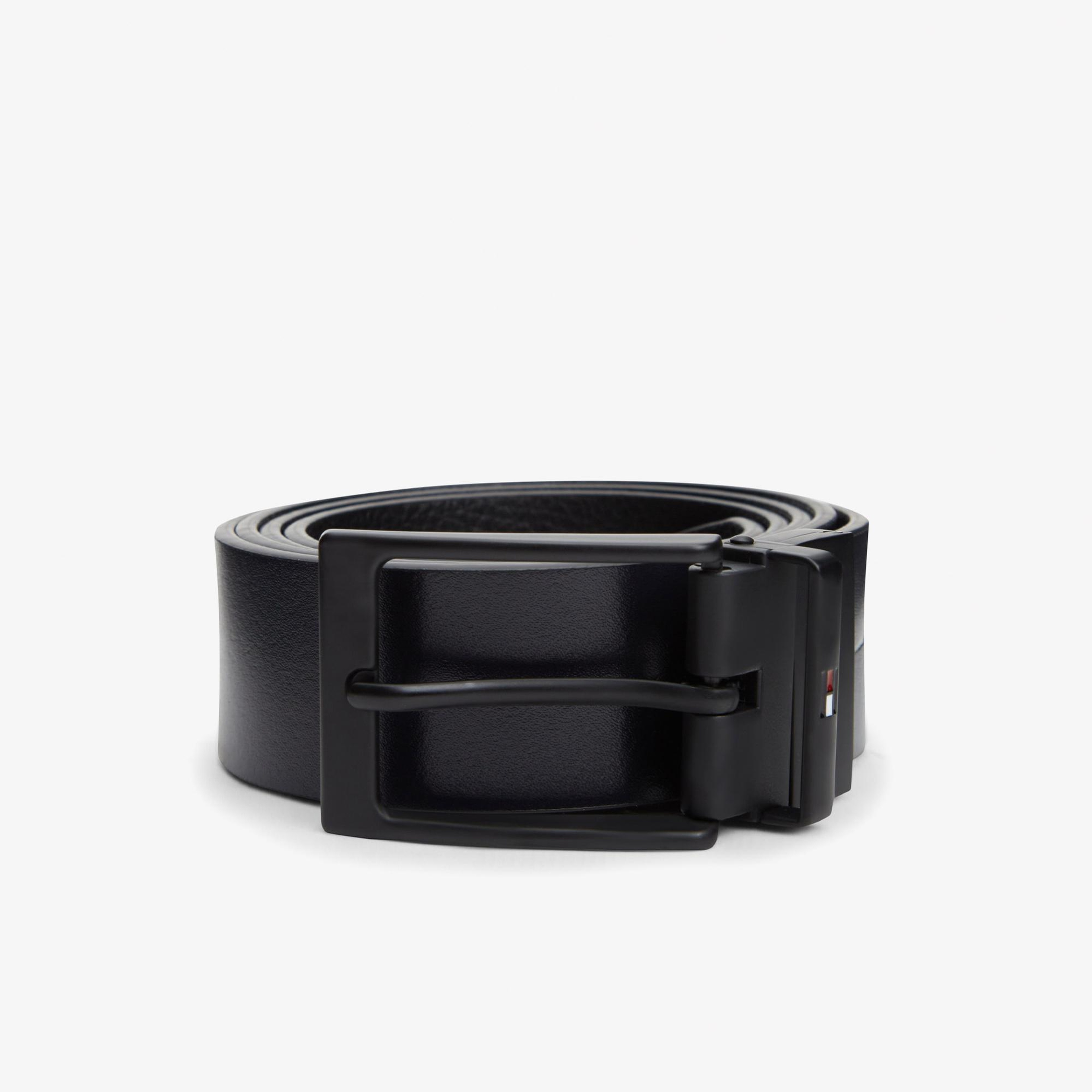 Tommy Hilfiger Layton Erkek Siyah Kemer