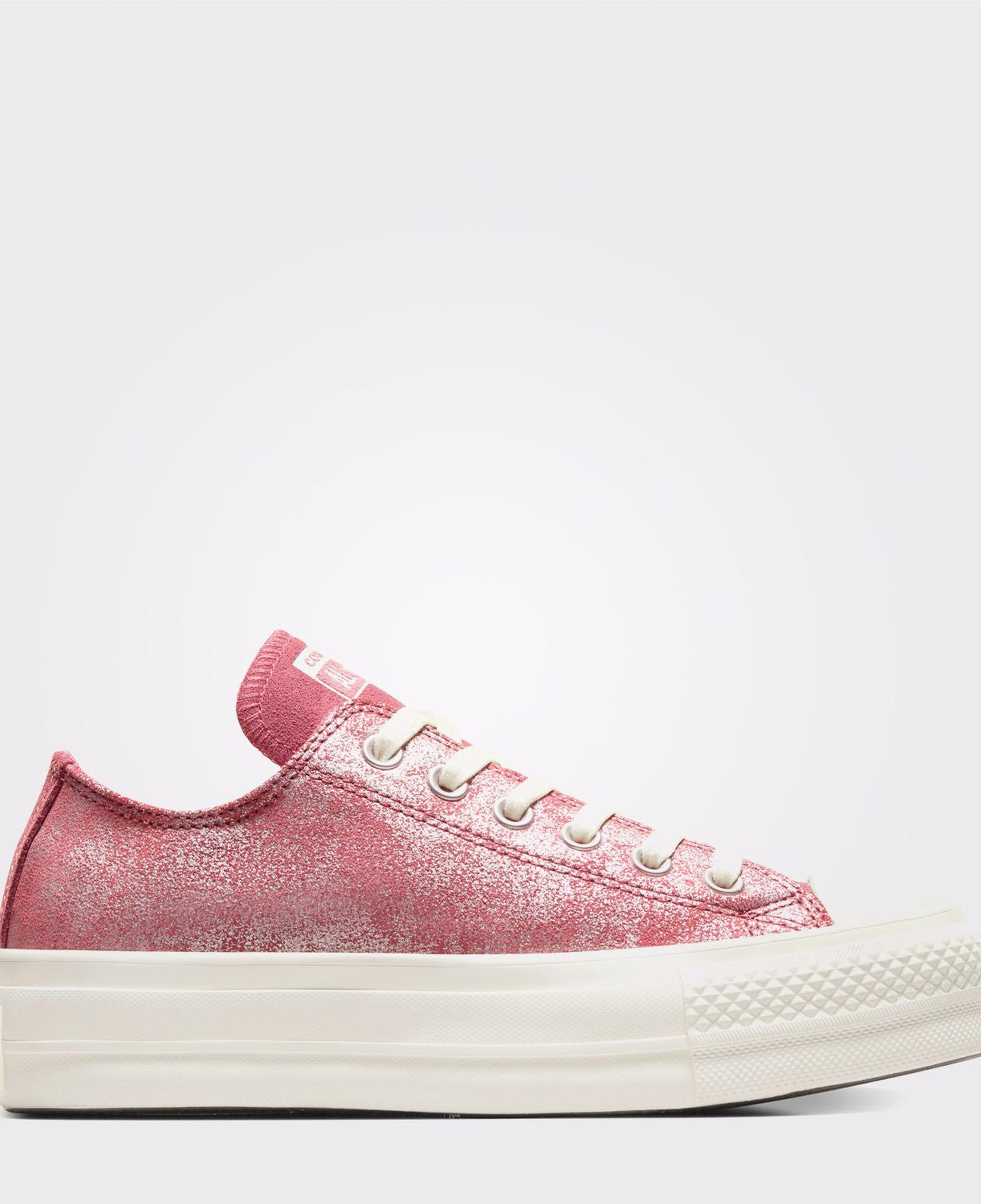 Converse Chuck Taylor All Star Lift Kadın Pembe Süet Platform Sneaker