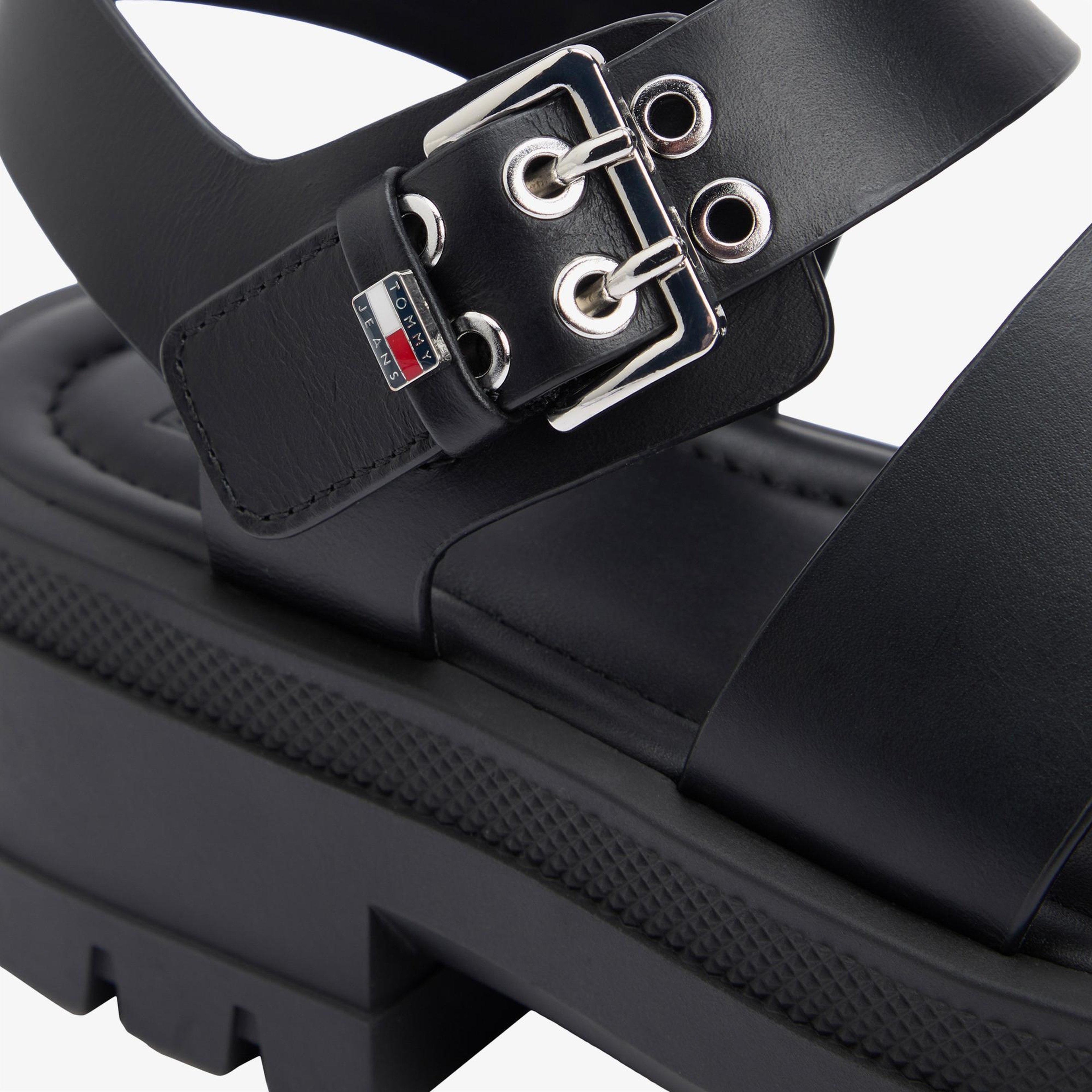 Tommy Hilfiger Wendie Max Kadın Siyah Sandalet