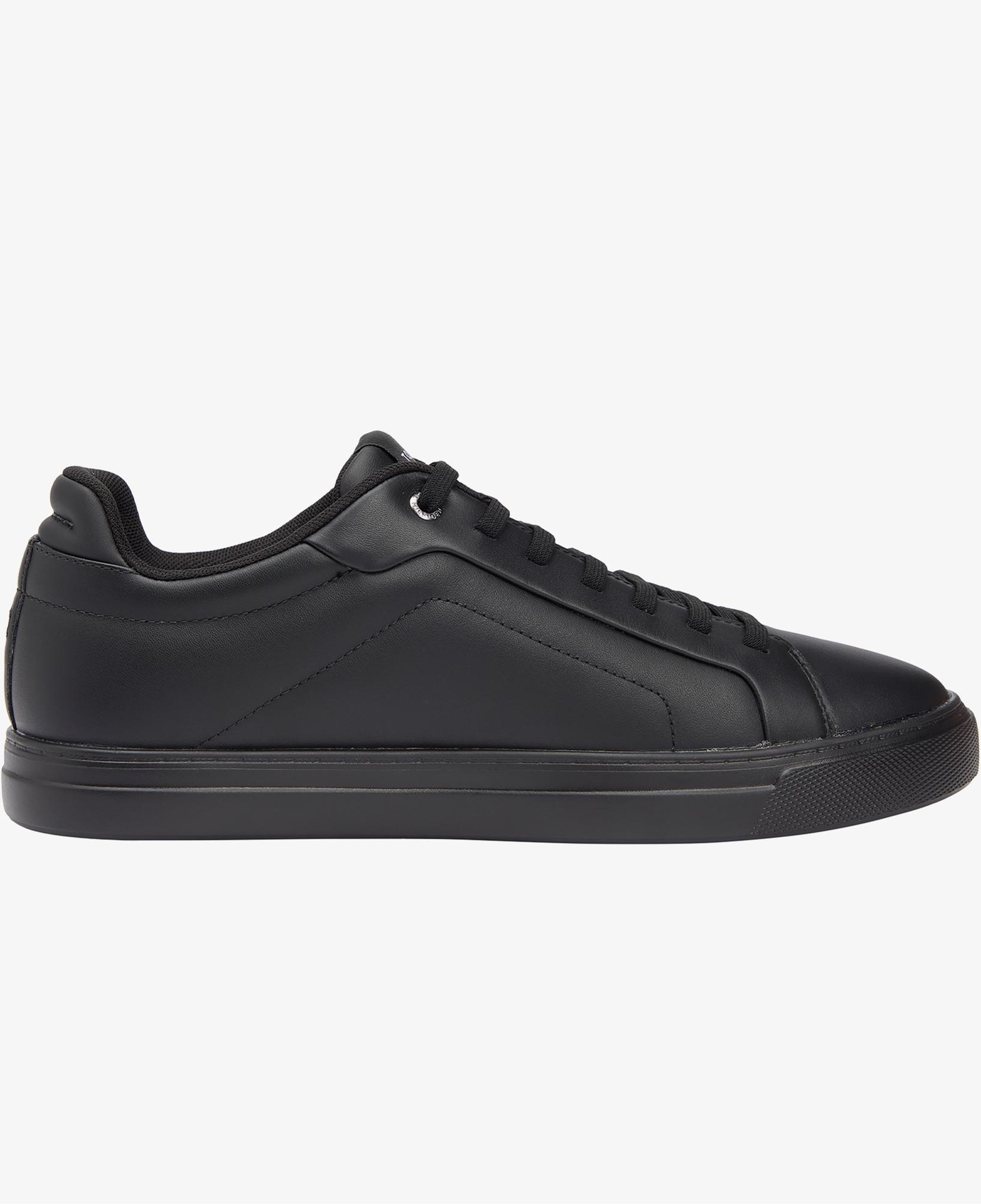 Tommy Hilfiger Icon Court Erkek Siyah Sneaker