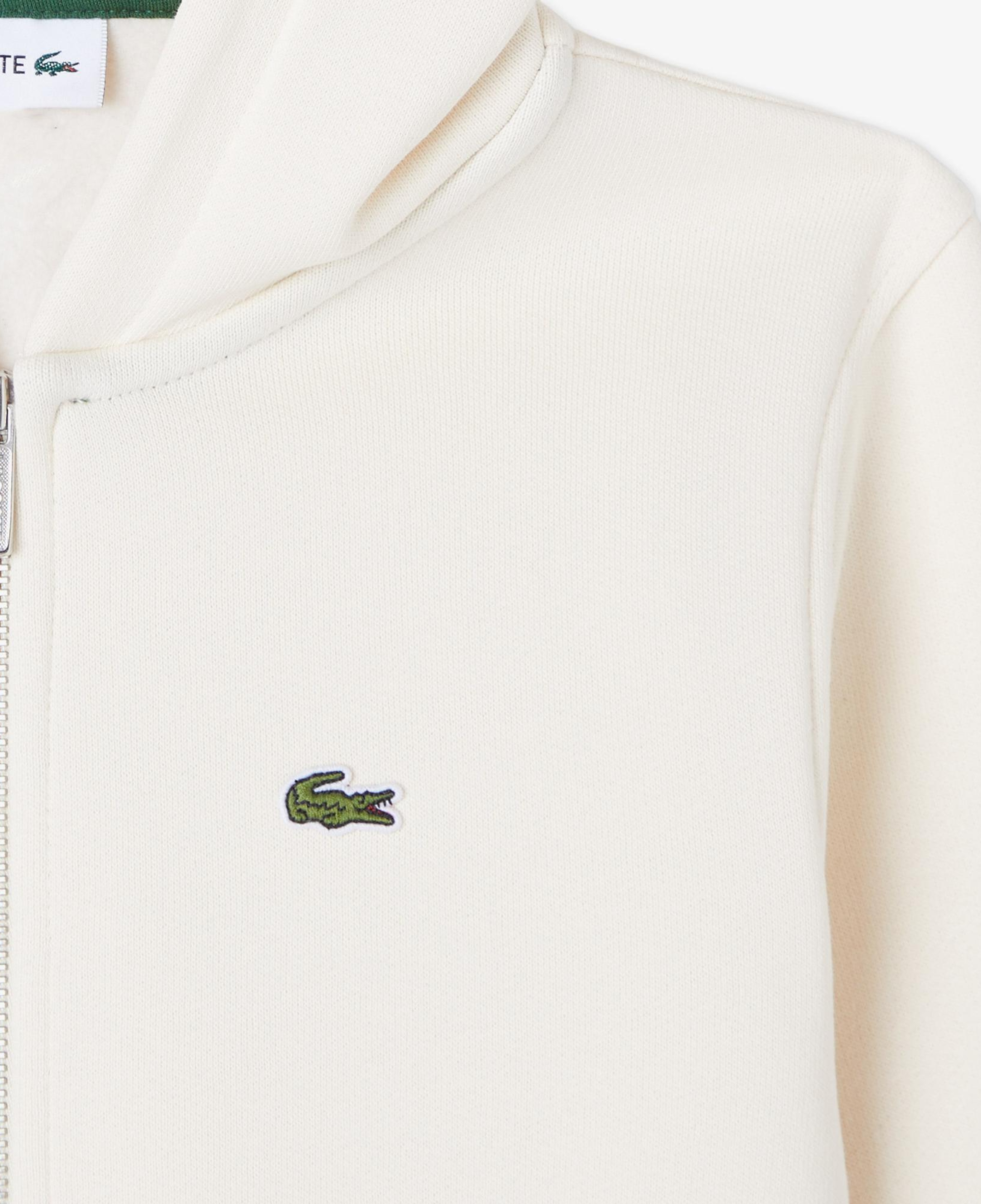 Lacoste Çocuk Kapüşonlu Krem Sweatshirt