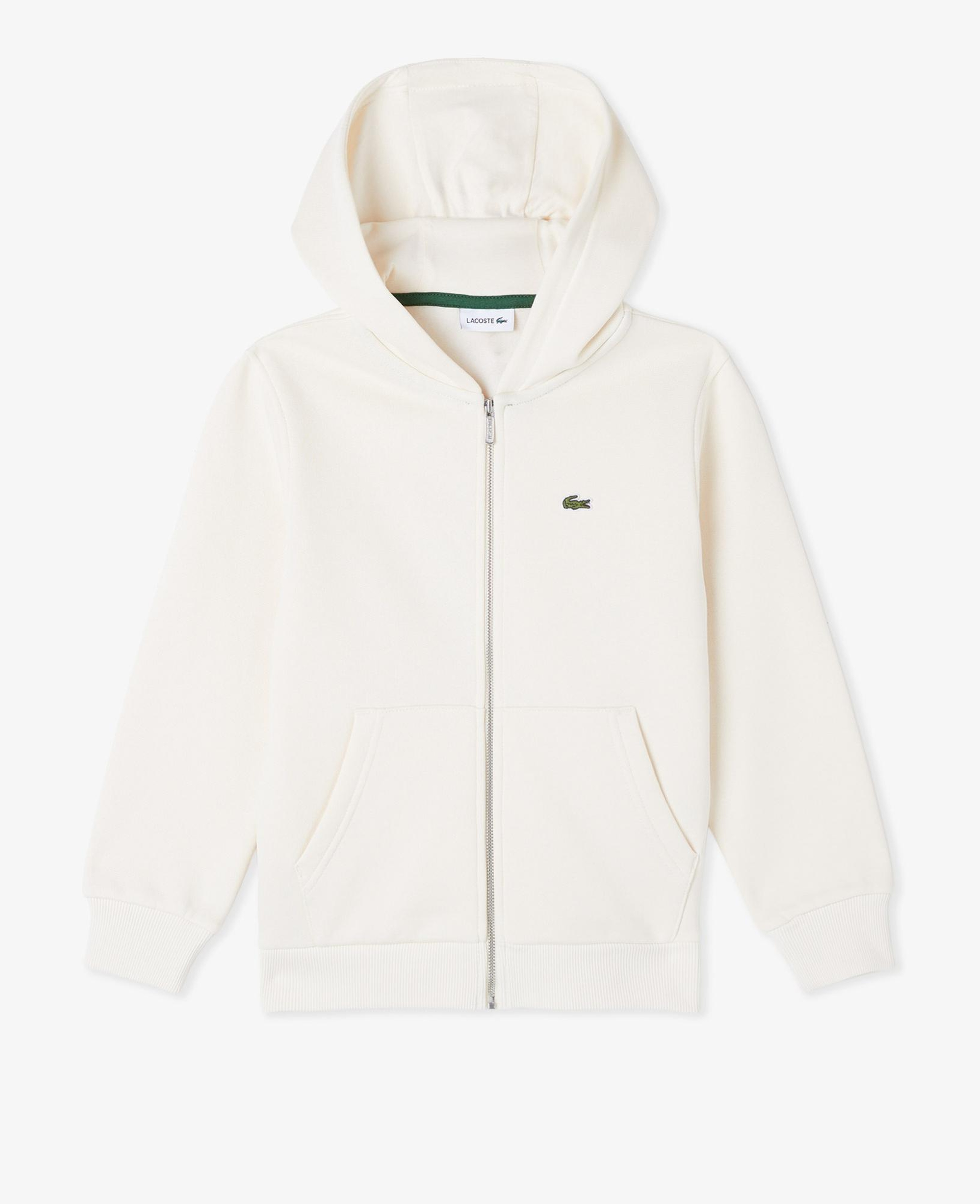 Lacoste Çocuk Kapüşonlu Krem Sweatshirt