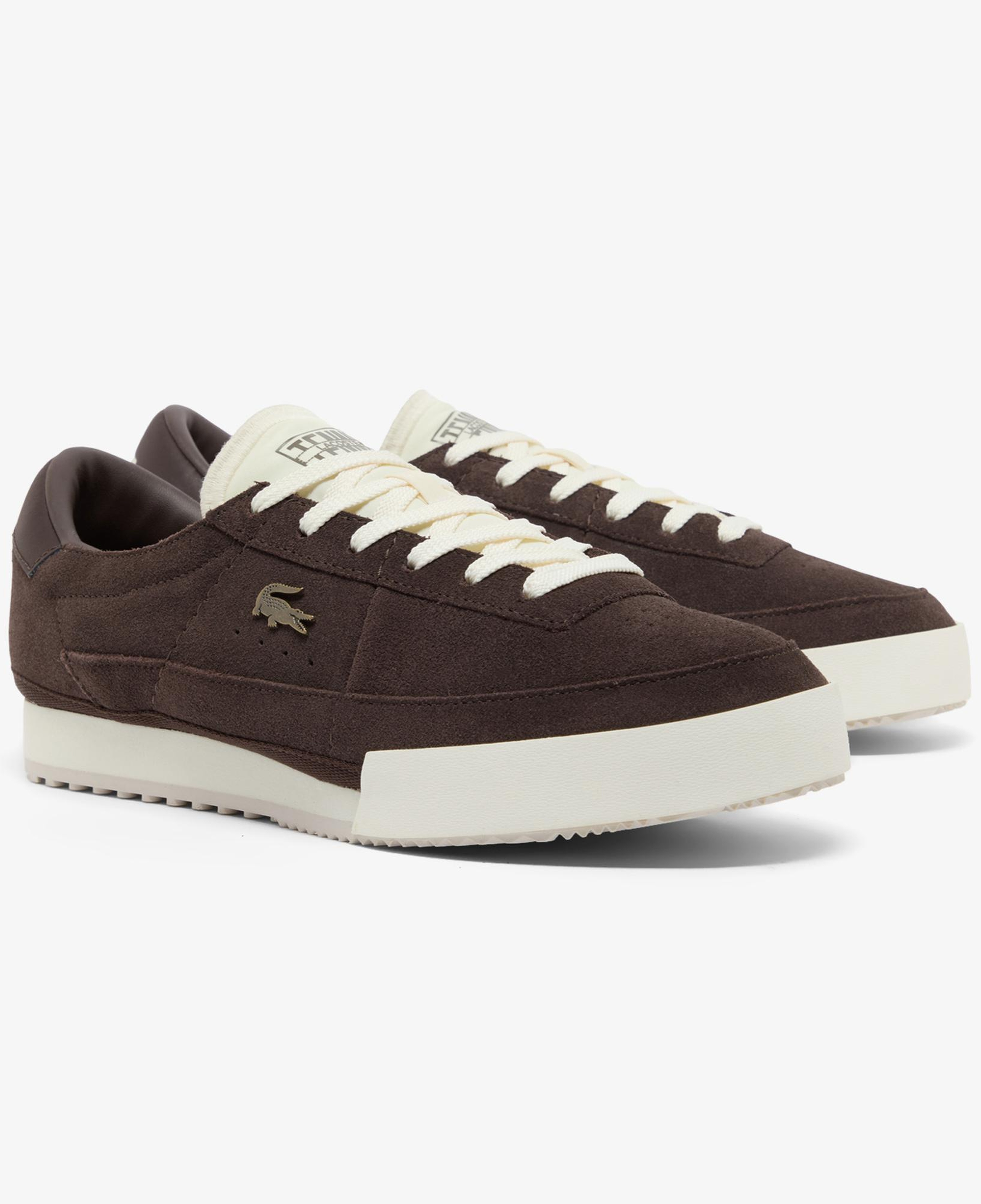 Lacoste Aura Erkek Koyu Kahverengi Sneaker