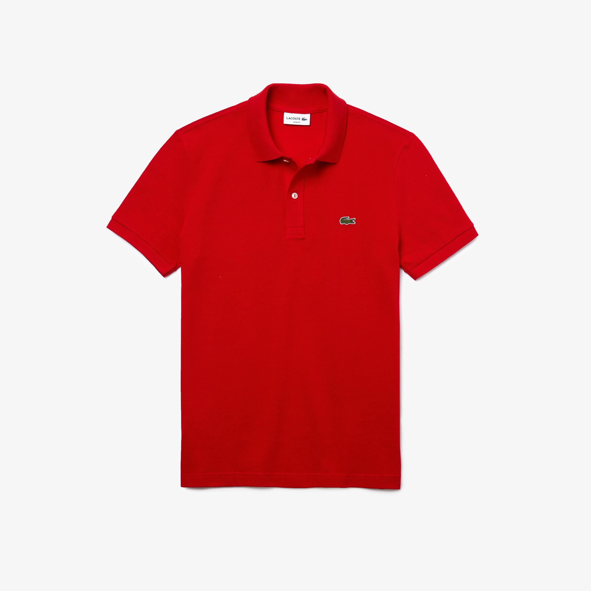 Lacoste L.12.12 Erkek Slim Fit Kırmızı Polo