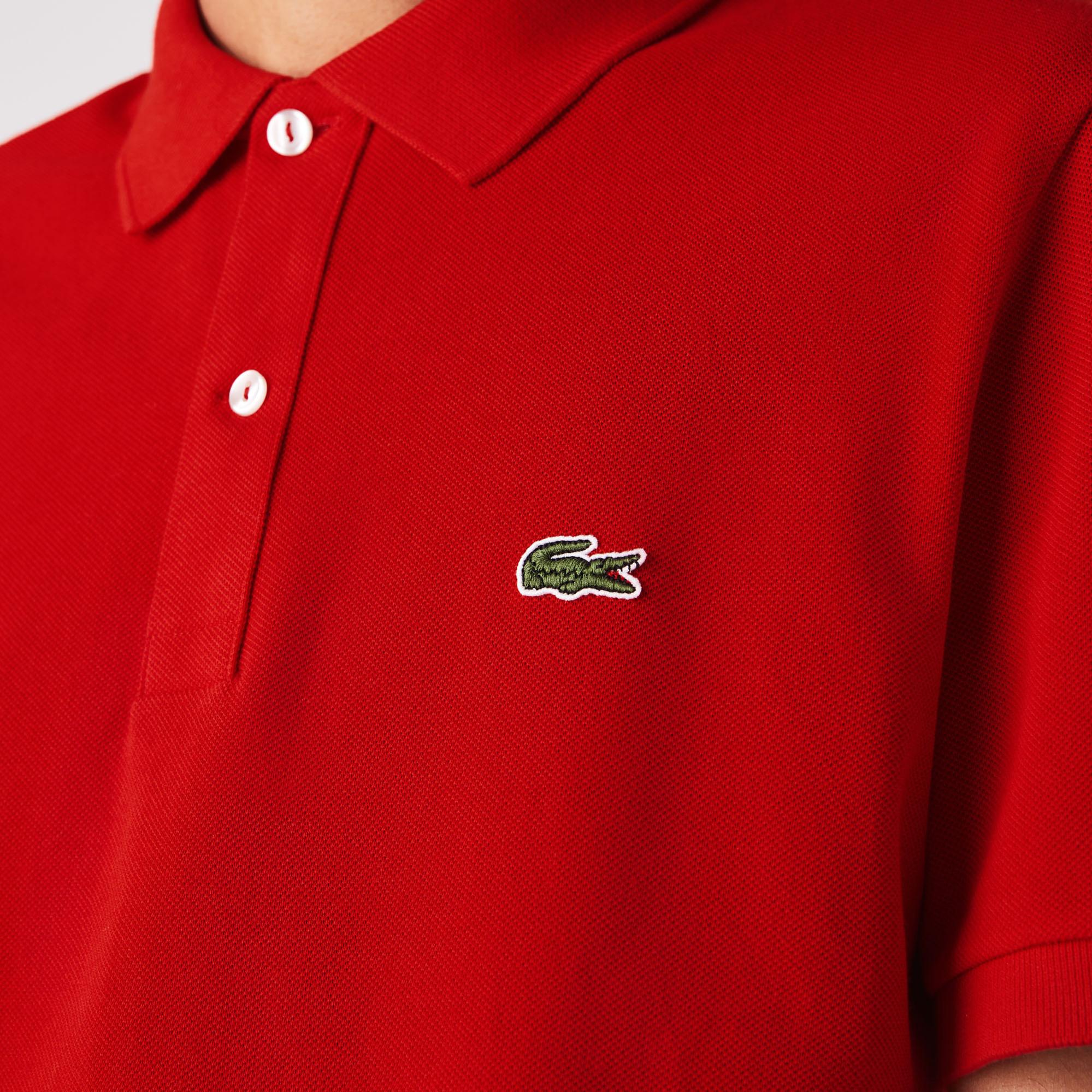 Lacoste L.12.12 Erkek Slim Fit Kırmızı Polo