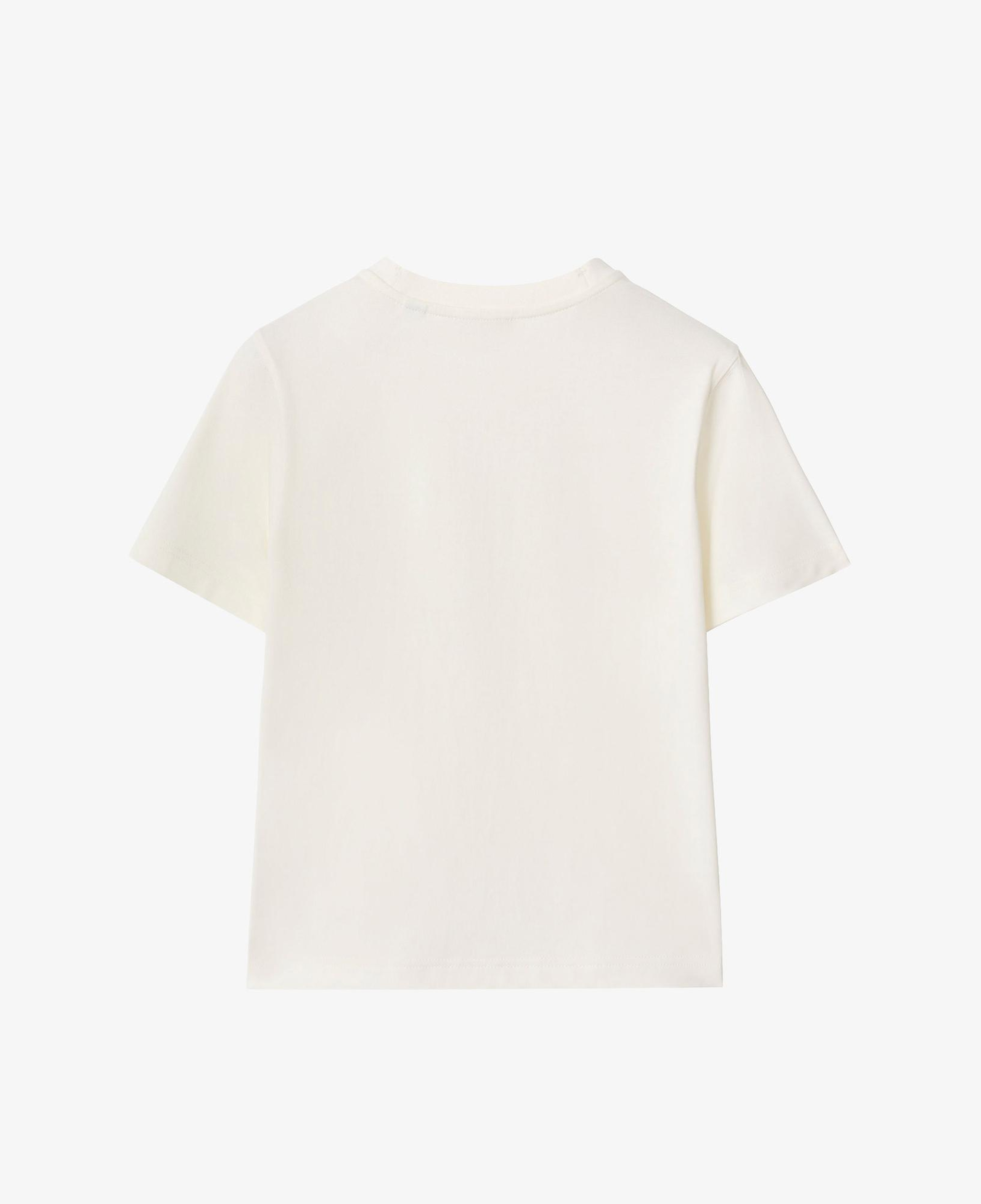 Burberry Surfer Bear Cotton Çocuk Beyaz T-Shirt