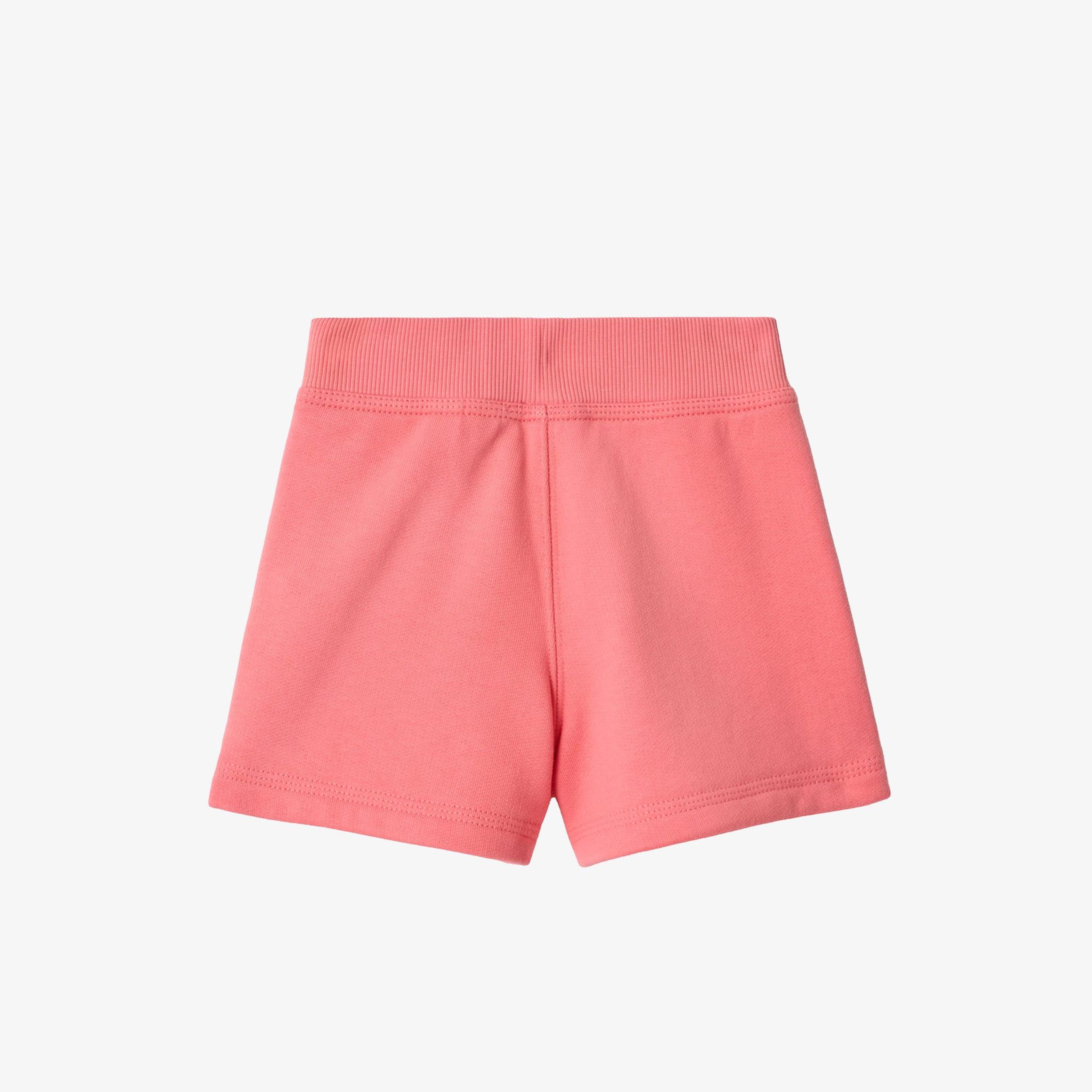 Burberry Check Trim Cotton Çocuk Pembe Şort