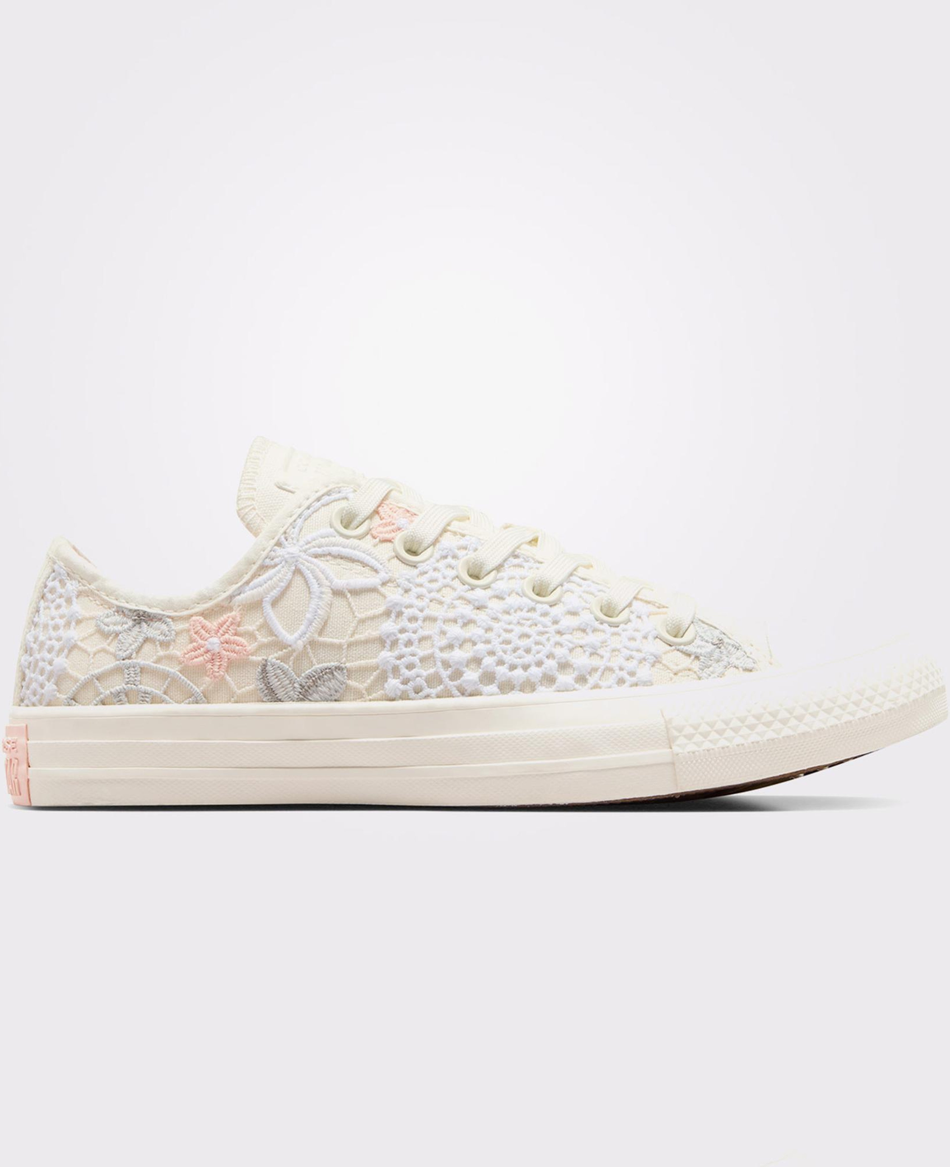 Converse Chuck Taylor All Star Butterflies Kadın Krem Sneaker