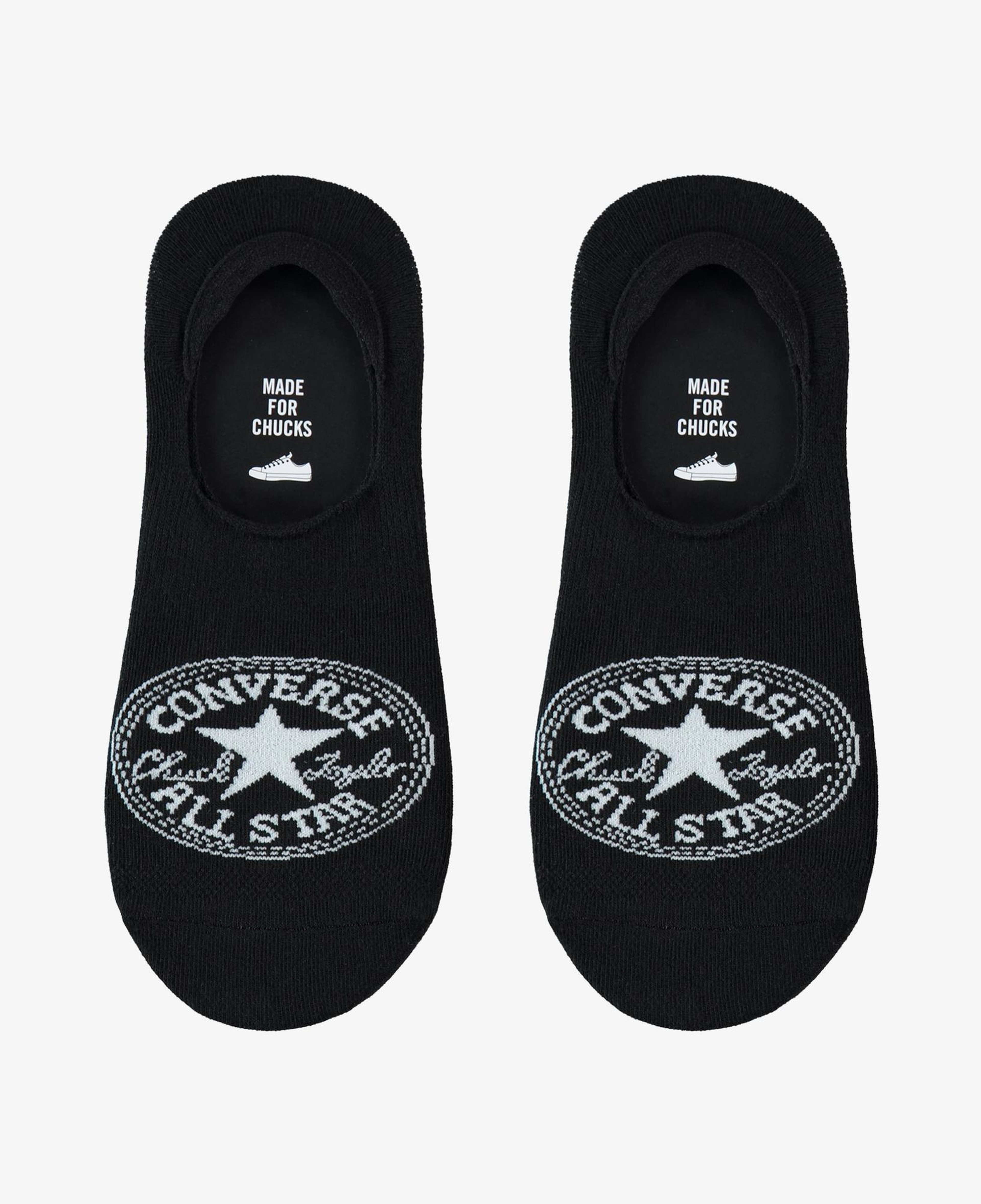 Converse Chuck Taylor Unisex 2'li Siyah Babet Çorap