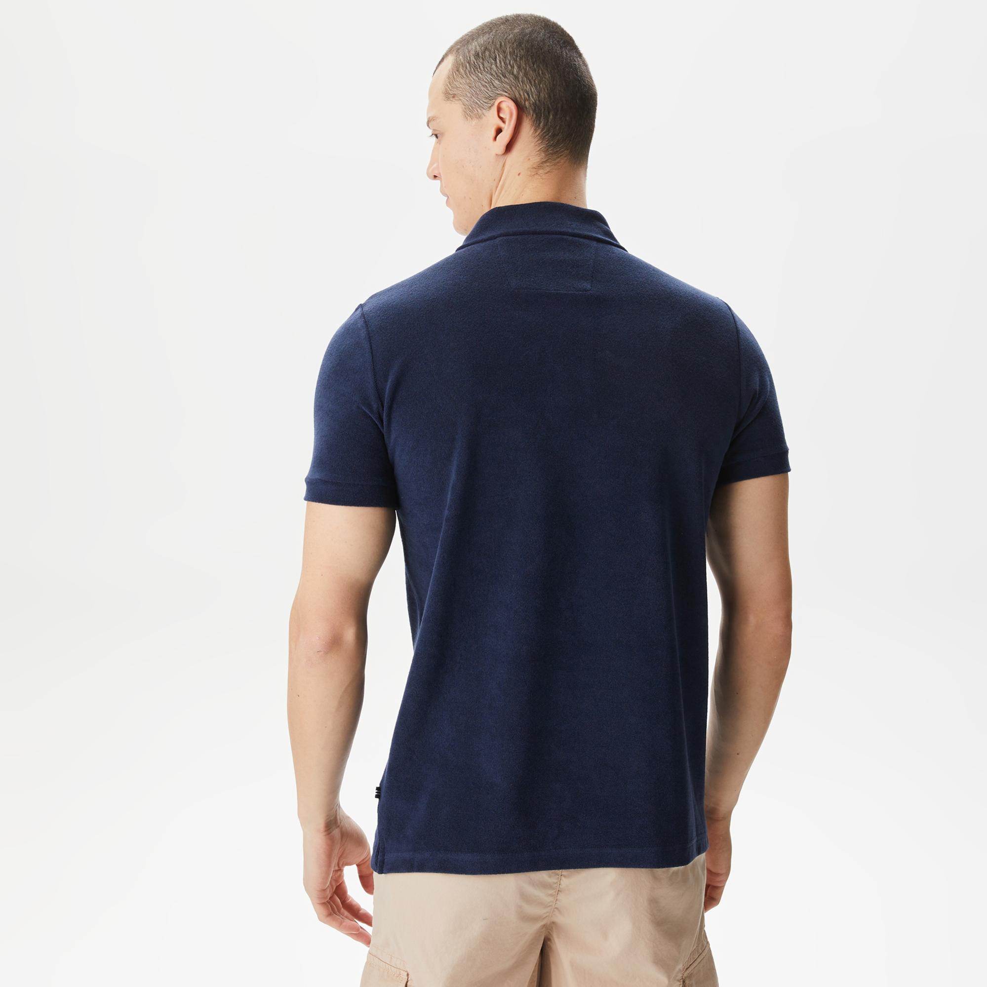 Nautica Erkek Lacivert Classic Fit Kısa Kollu Polo Yaka T-Shirt