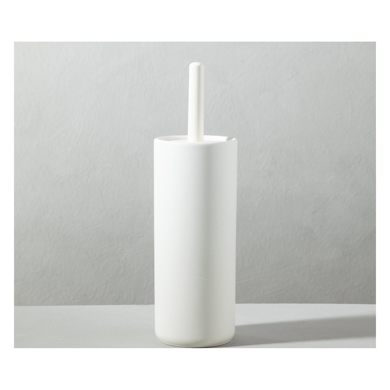 MAT BEYAZ  TUVALET FIRÇASI