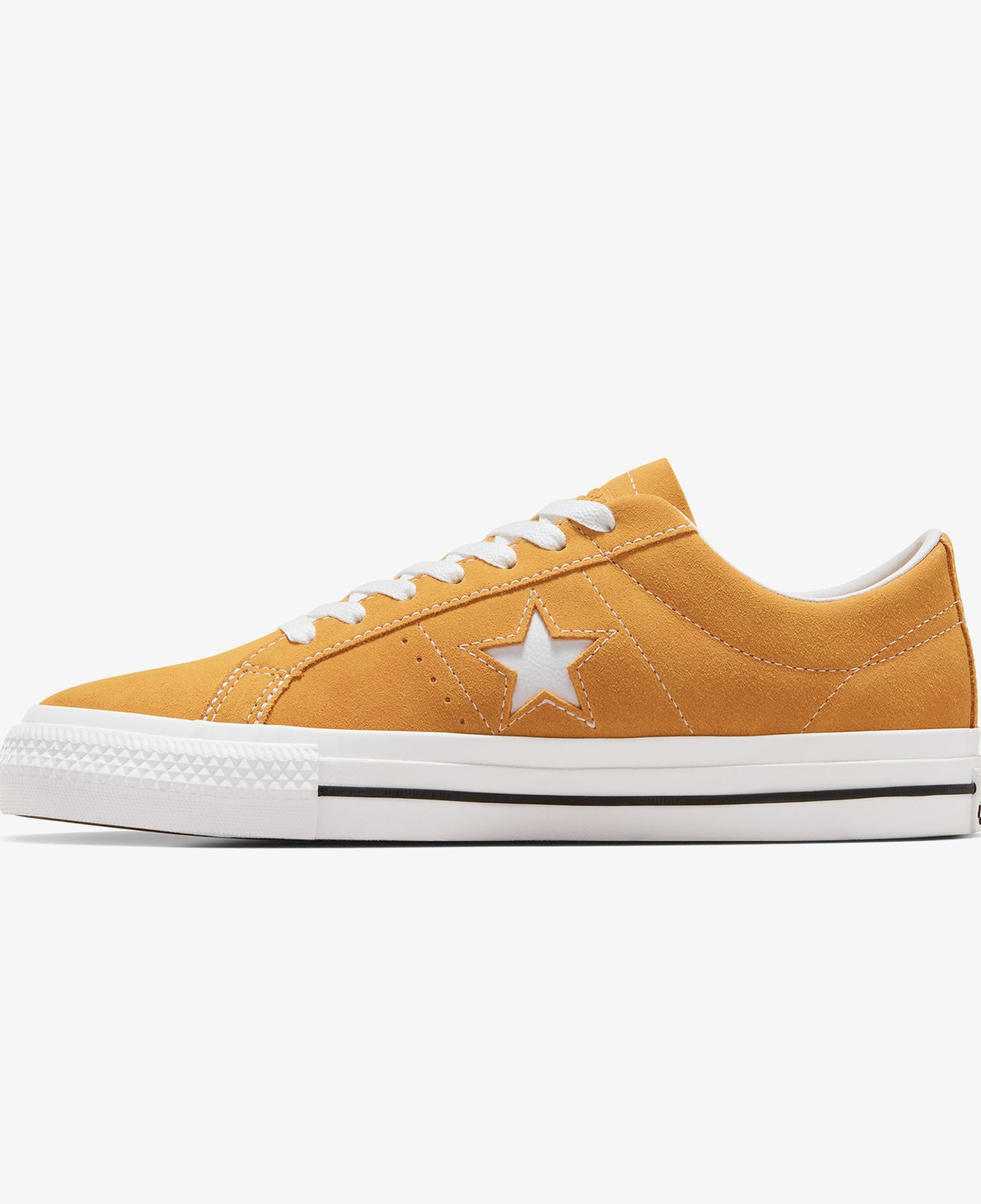 Converse One Star Pro Unisex Sarı Süet Sneaker