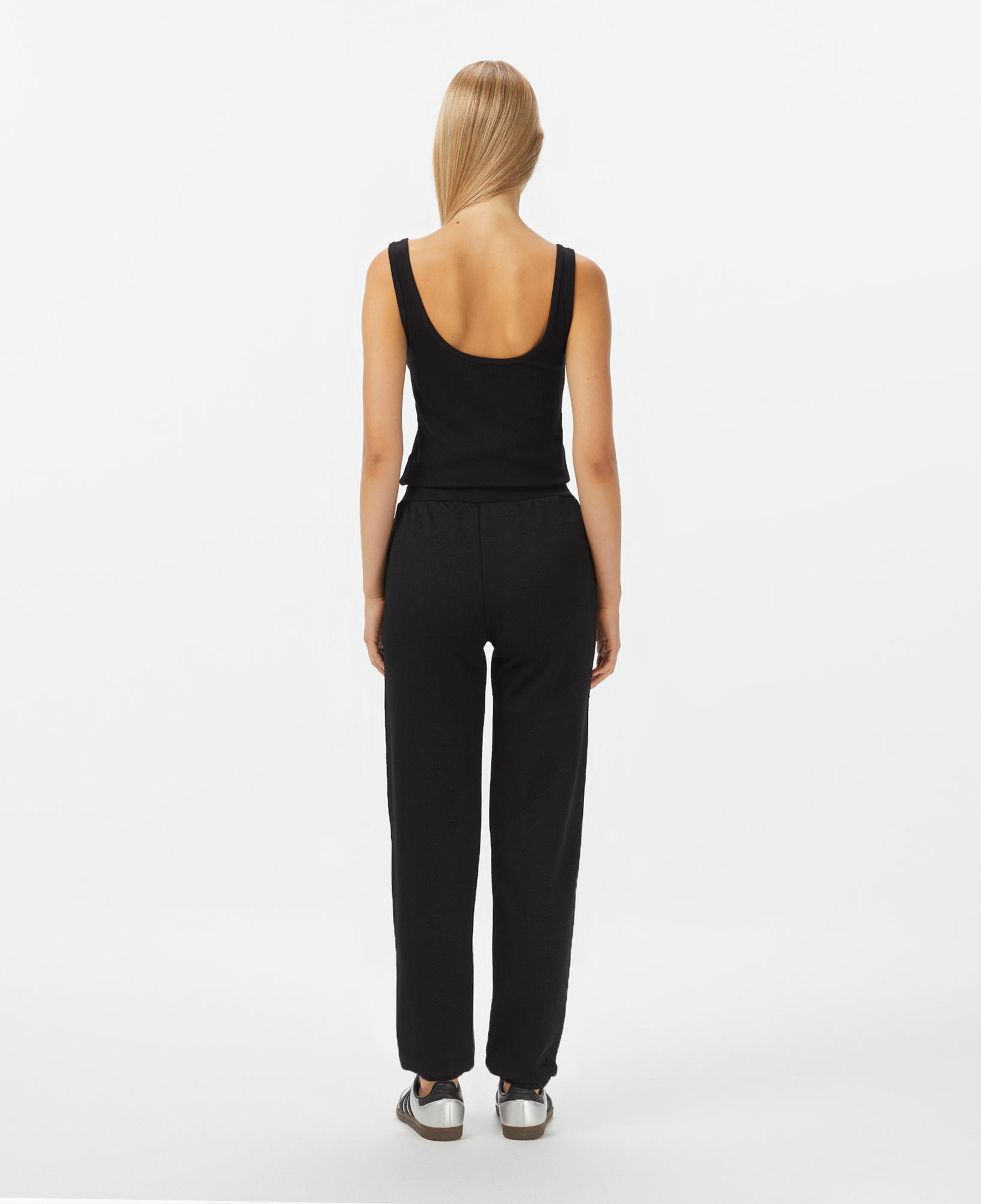 Guess Peony Regular Fit Kadın Siyah Eşofman Altı