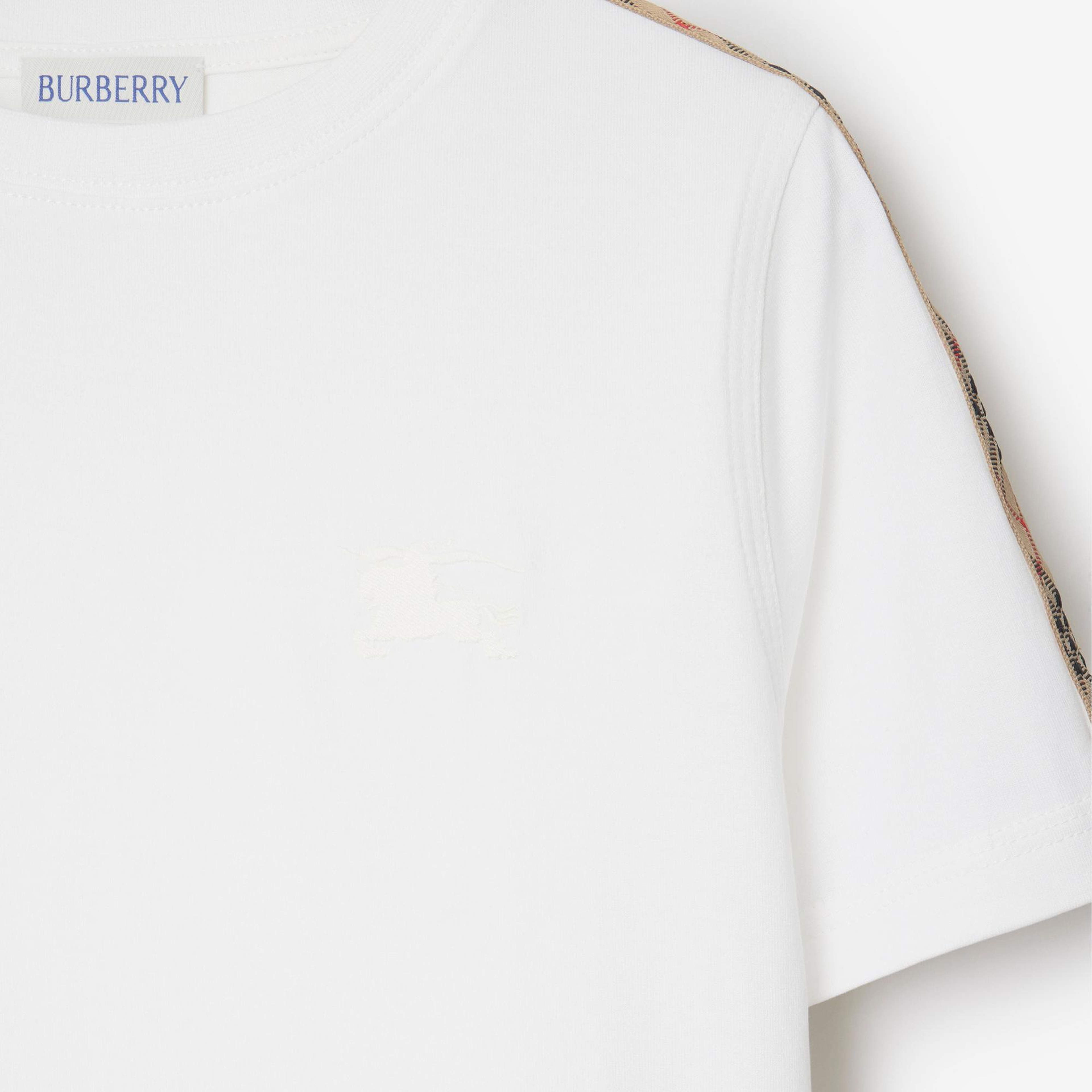 Burberry Çocuk Beyaz T-Shirt