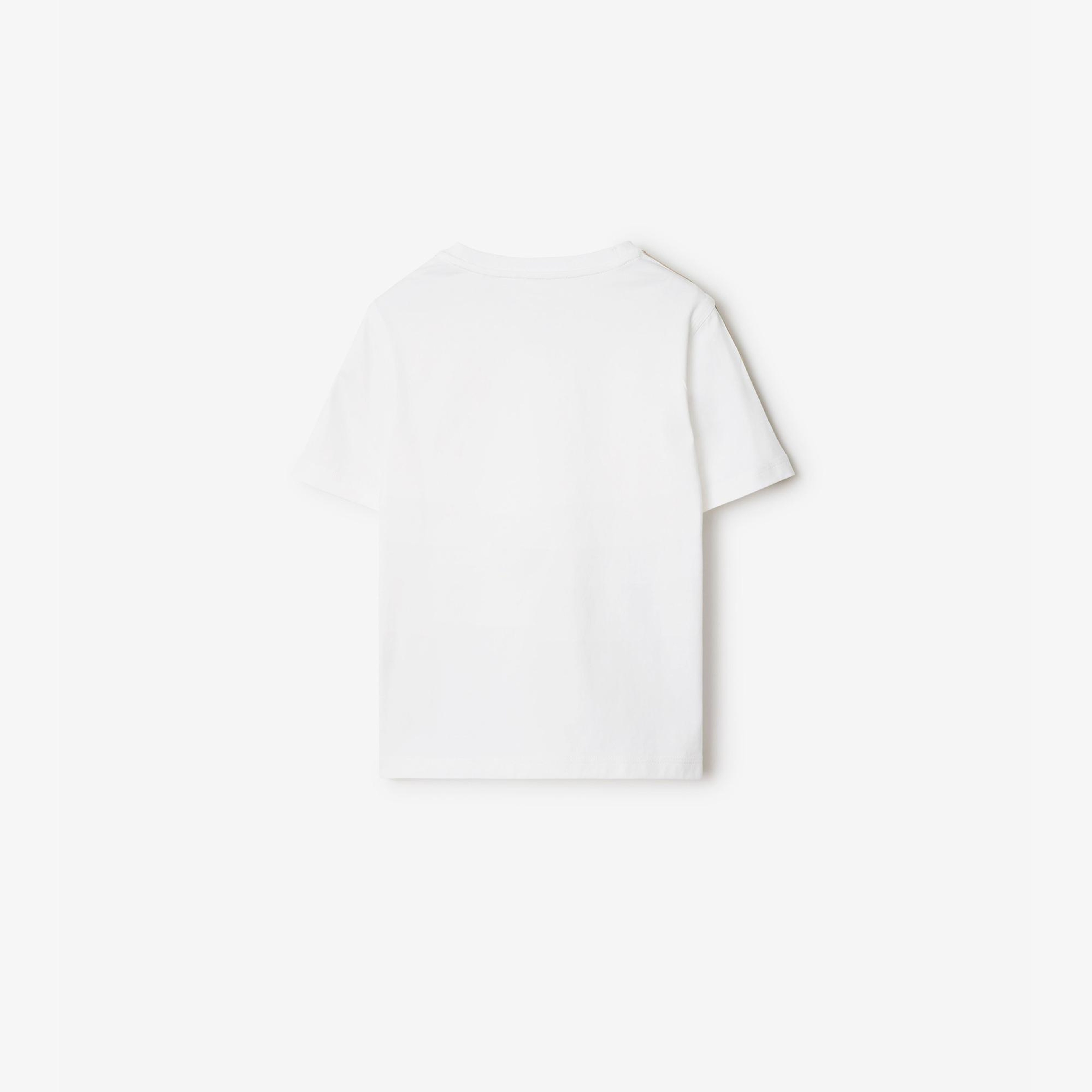 Burberry Çocuk Beyaz T-Shirt