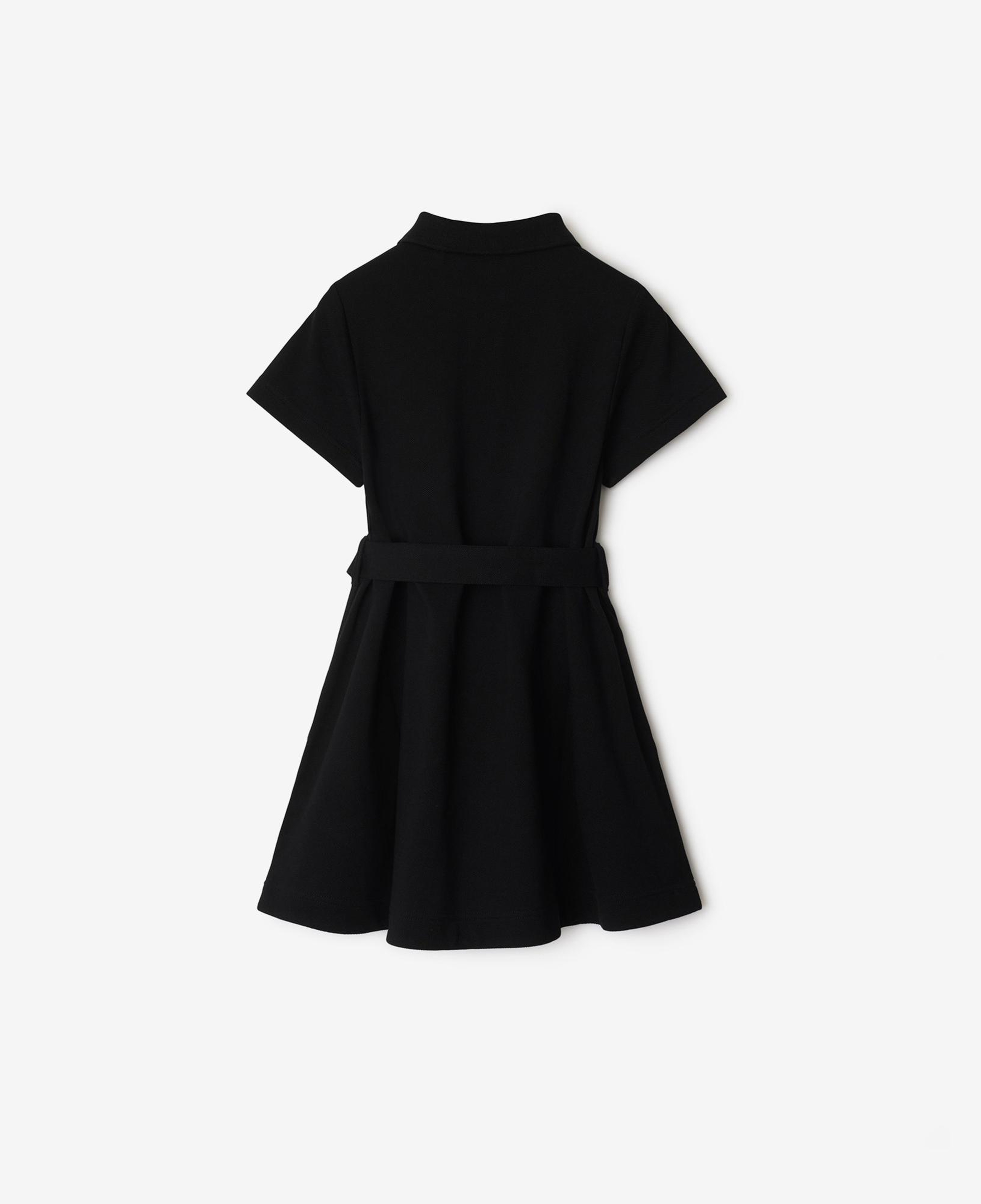 Burberry Astrid Cotton Çocuk Siyah Elbise