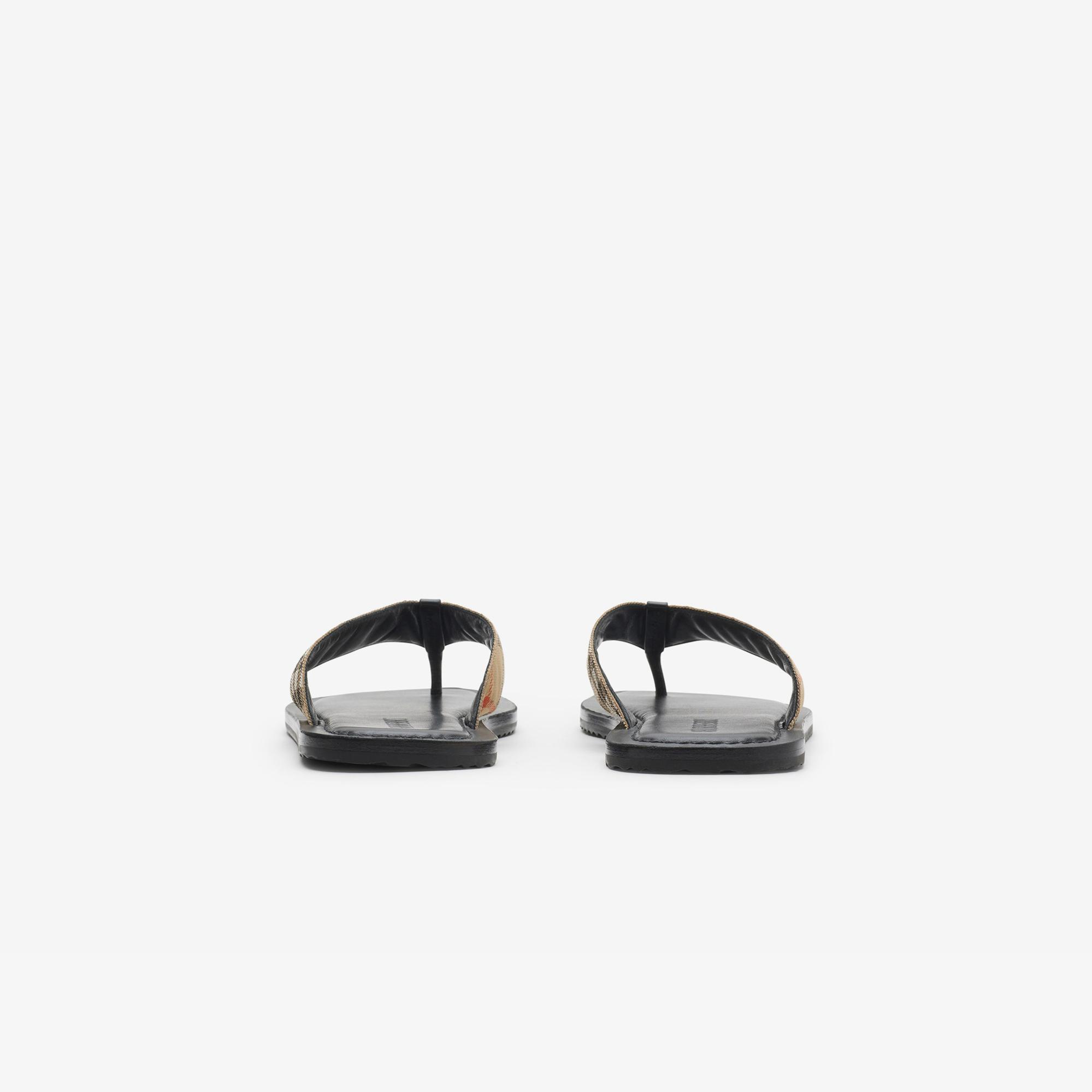 Burberry Pavilion Erkek Bej Terlik