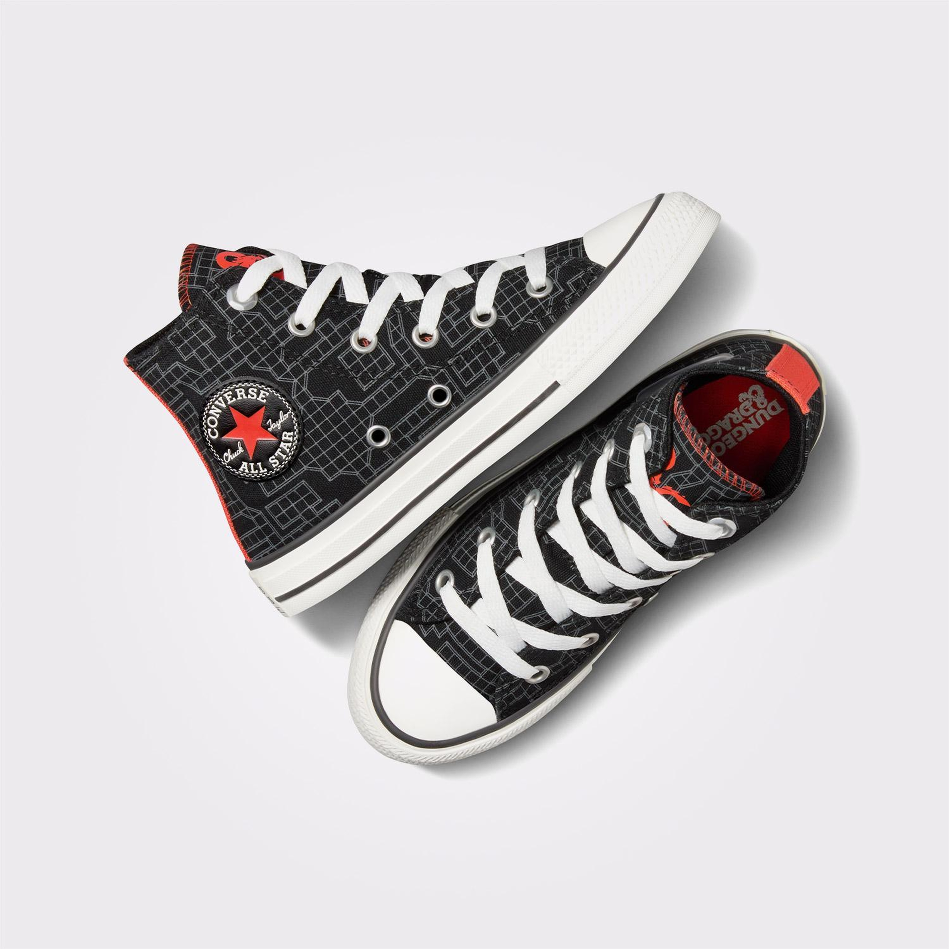 Converse x Dungeons & Dragons Chuck Taylor All Star Çocuk Siyah Sneaker