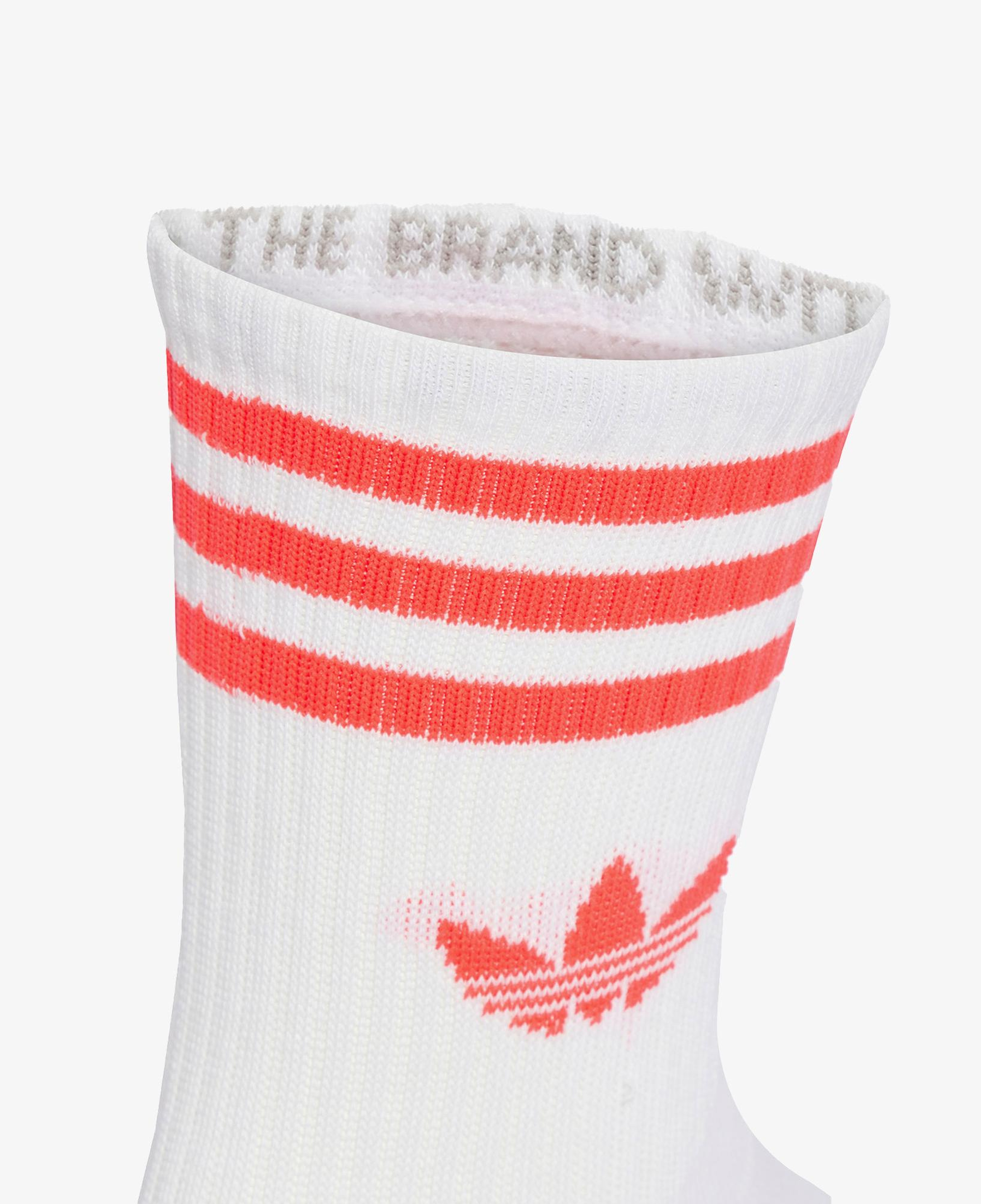 adidas 3-Stripes Crew 3' lü Unisex Beyaz Çorap