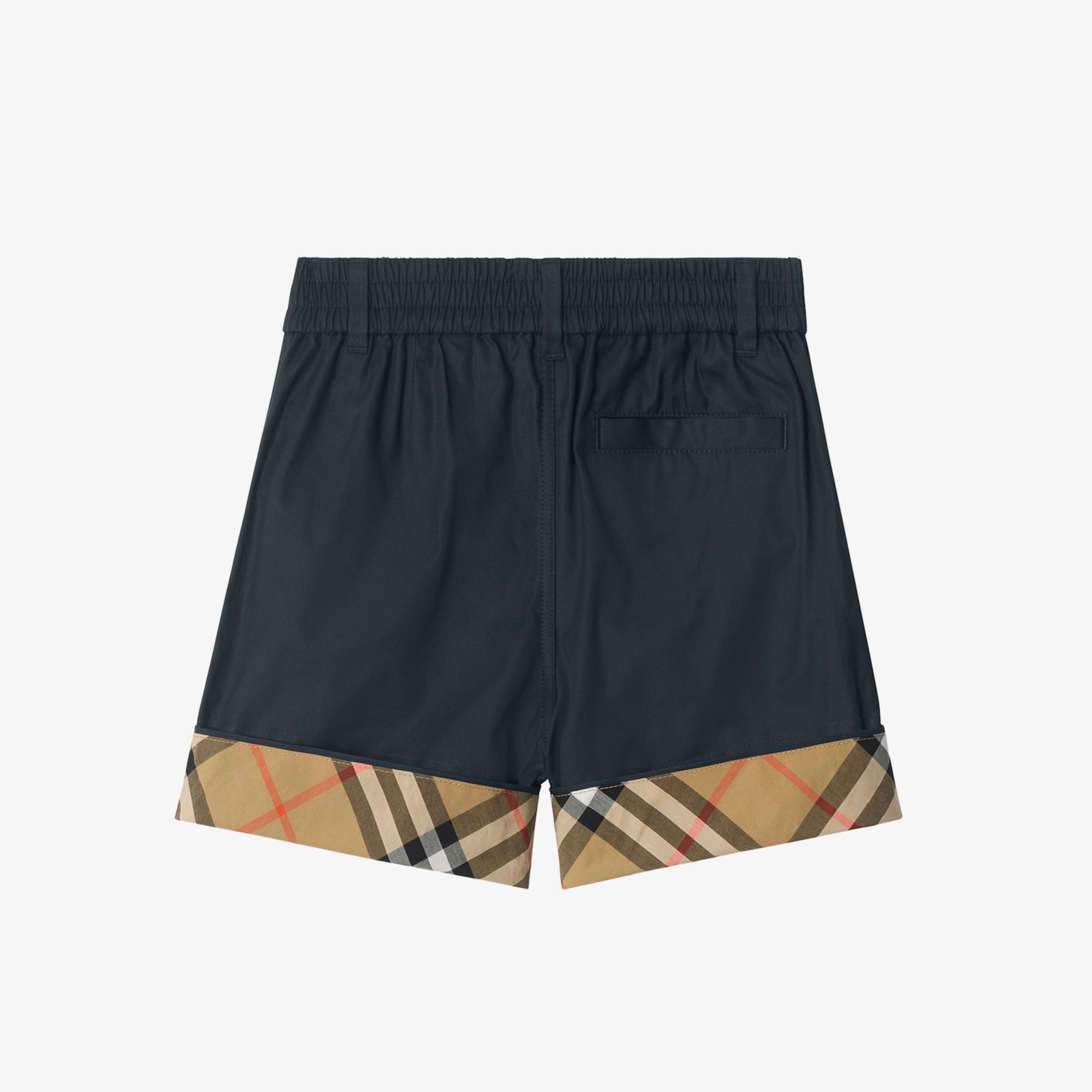 Burberry Oscar Check Çocuk Lacivert Şort