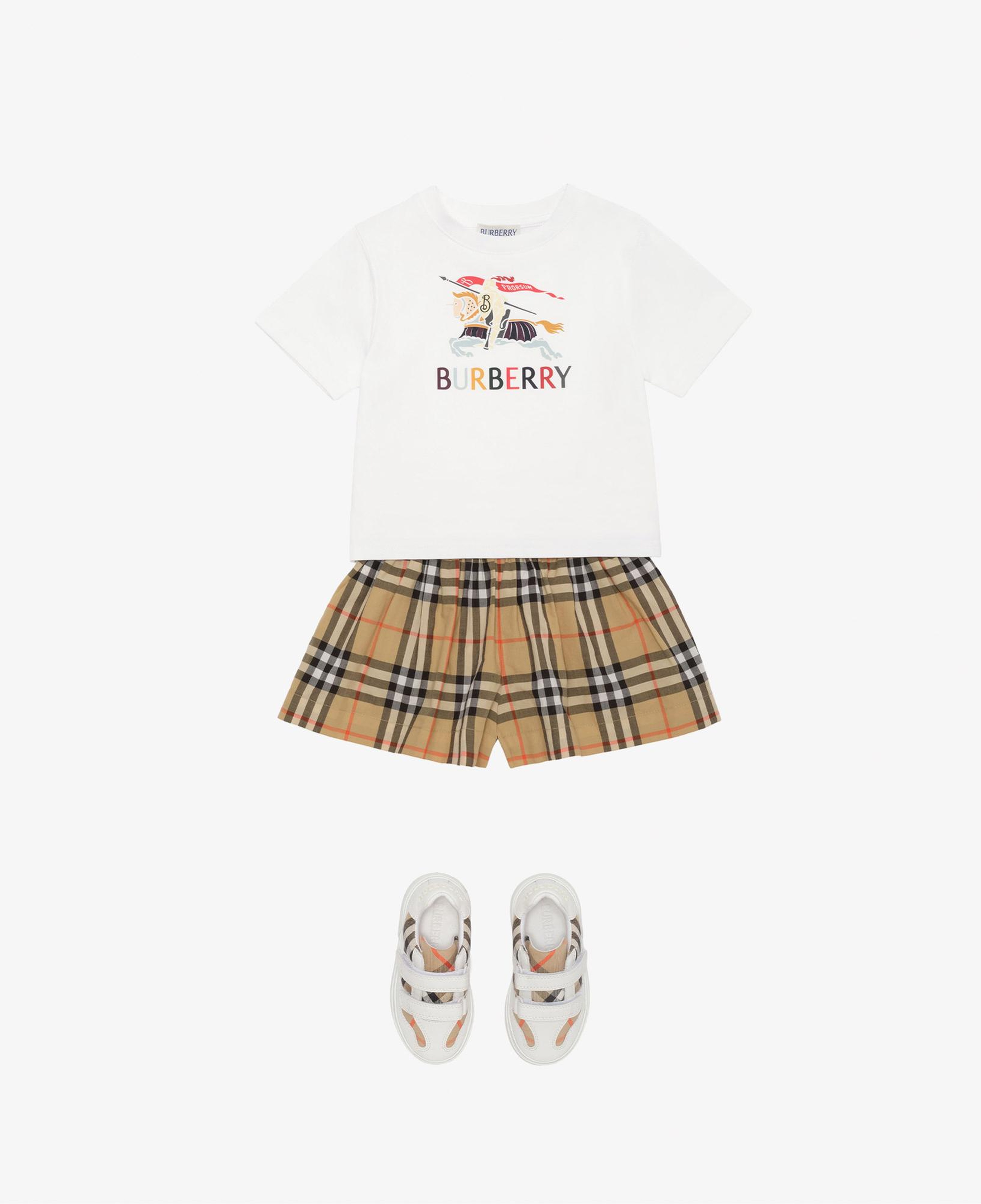 Burberry Cedar Ekd Çocuk Beyaz T-Shirt