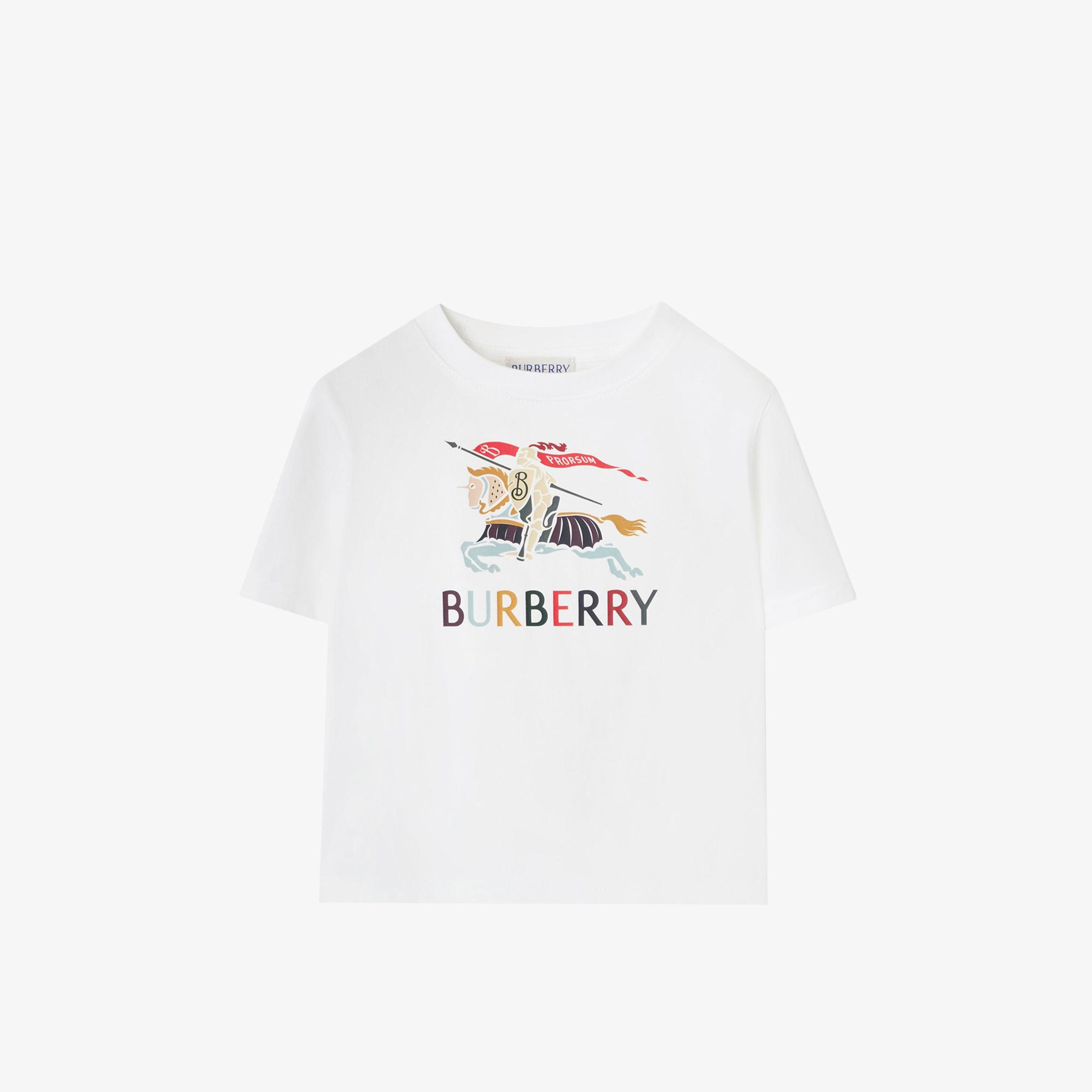 Burberry Cedar Ekd Çocuk Beyaz T-Shirt