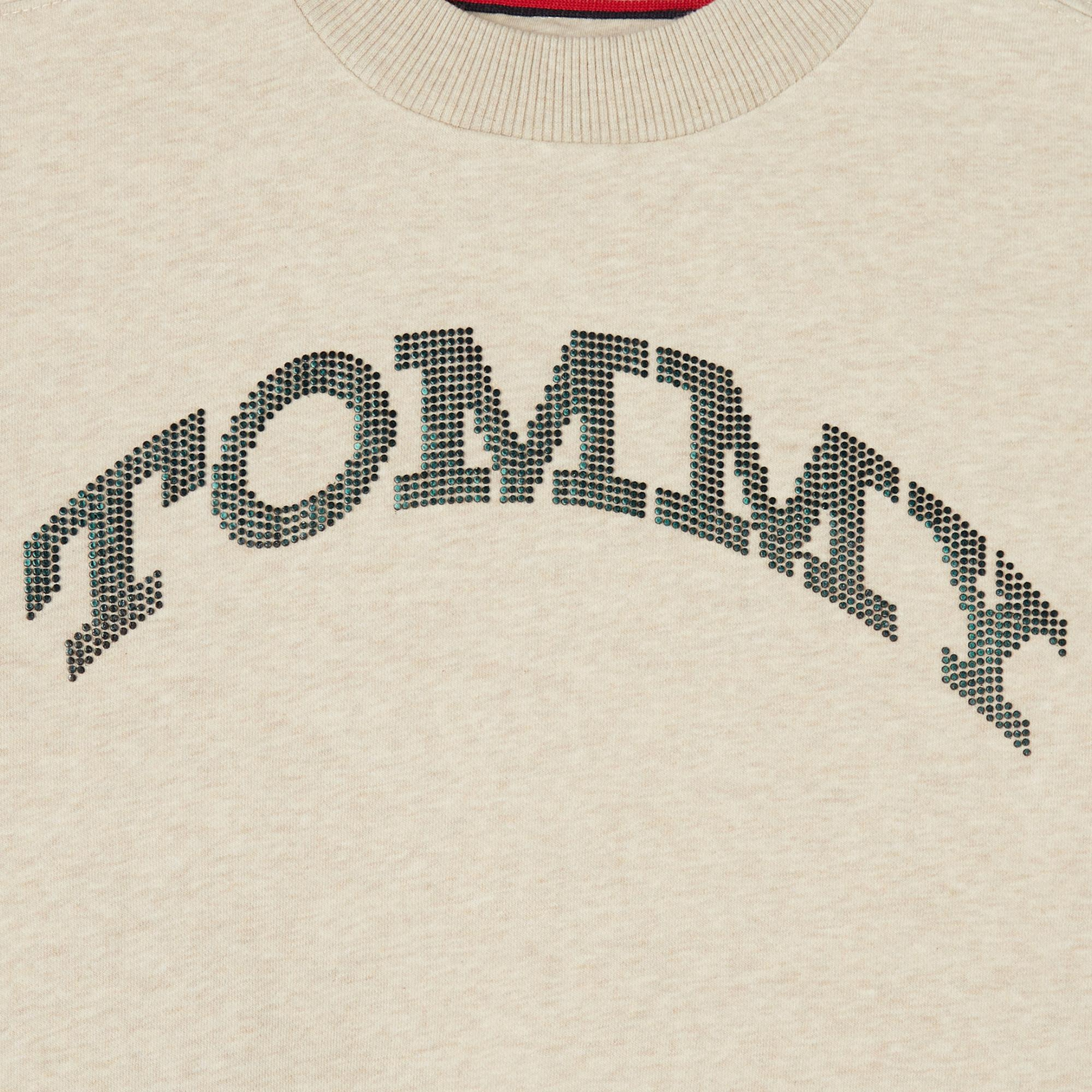 Tommy Hilfiger Tommy Dot Foil Çocuk Bej Sweatshirt