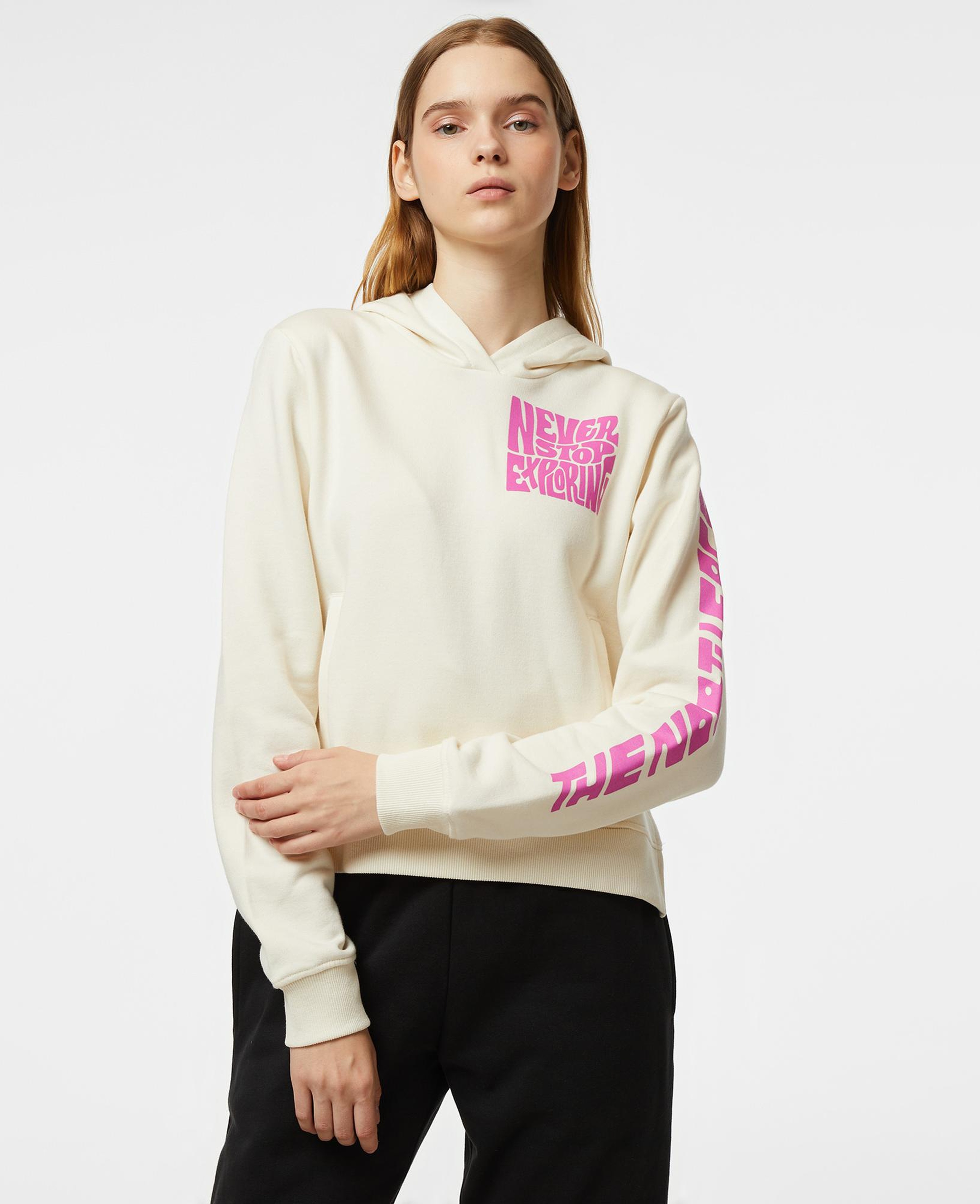 The North Face Mountain Play Kadın Beyaz Sweatshirt
