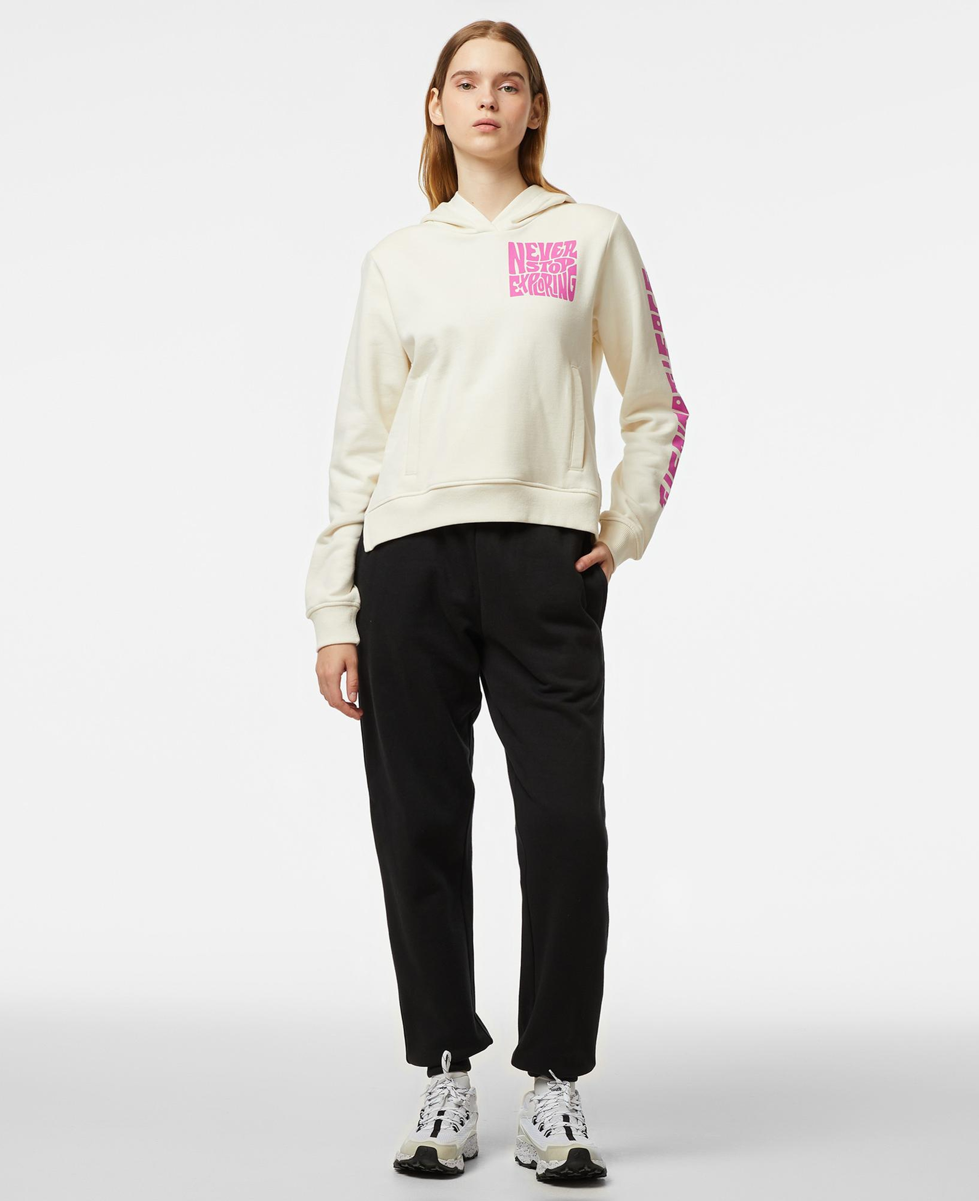 The North Face Mountain Play Kadın Beyaz Sweatshirt