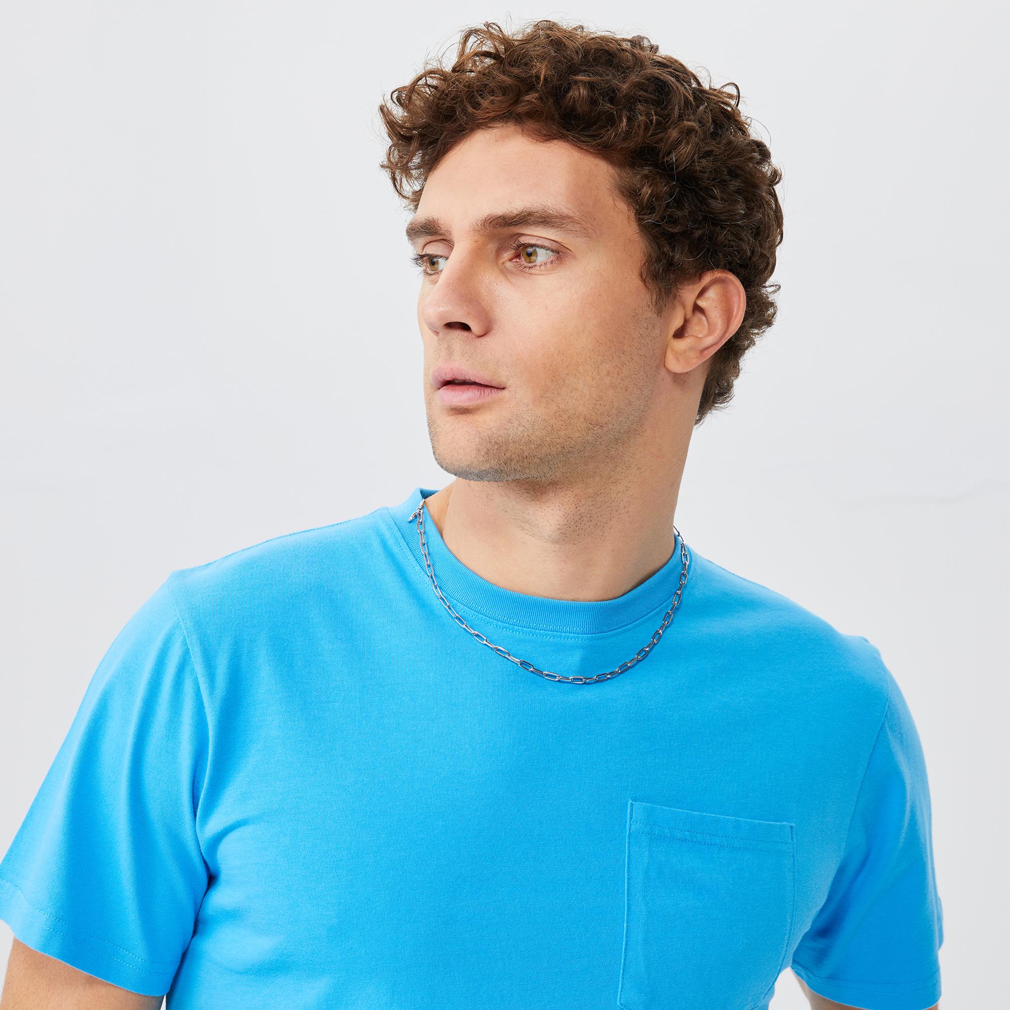 The Hundreds F22 Perfect Pocket Erkek Mavi T-Shirt