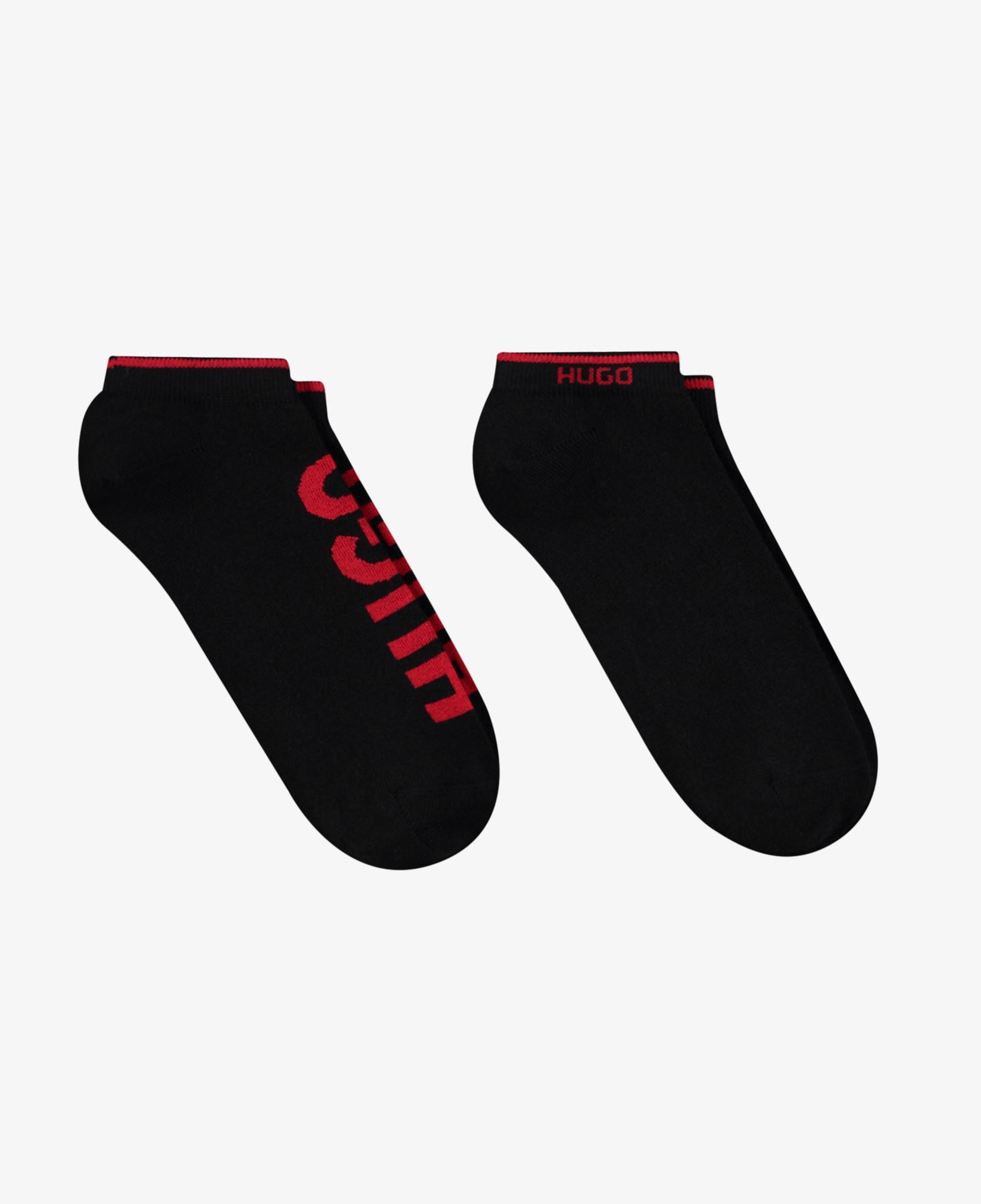 Hugo Logo Erkek Siyah Çorap