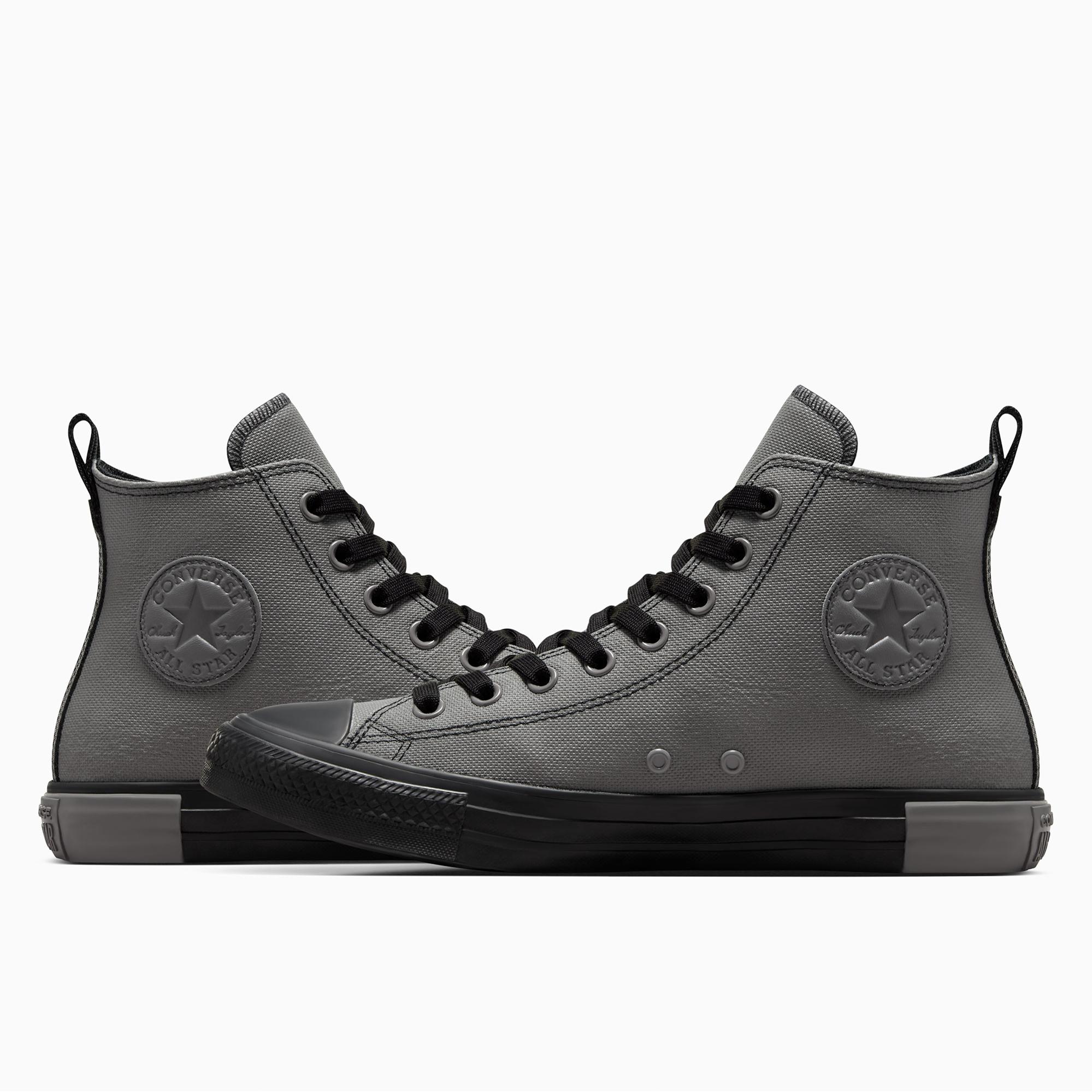 Converse Chuck Taylor All Star Unisex Gri Deri Sneaker