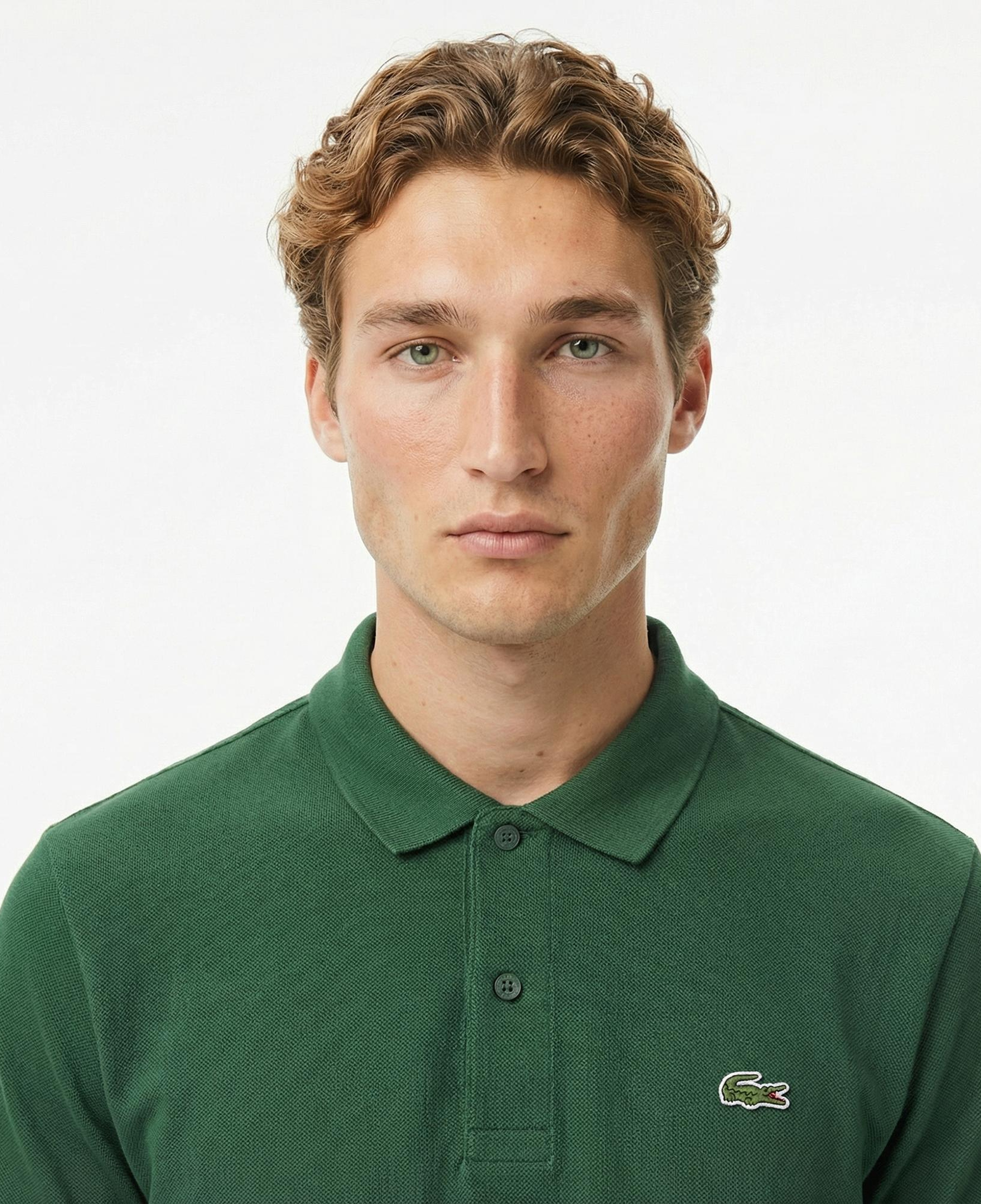 Lacoste Erkek Regular Fit Uzun Kollu Koyu Yeşil Polo