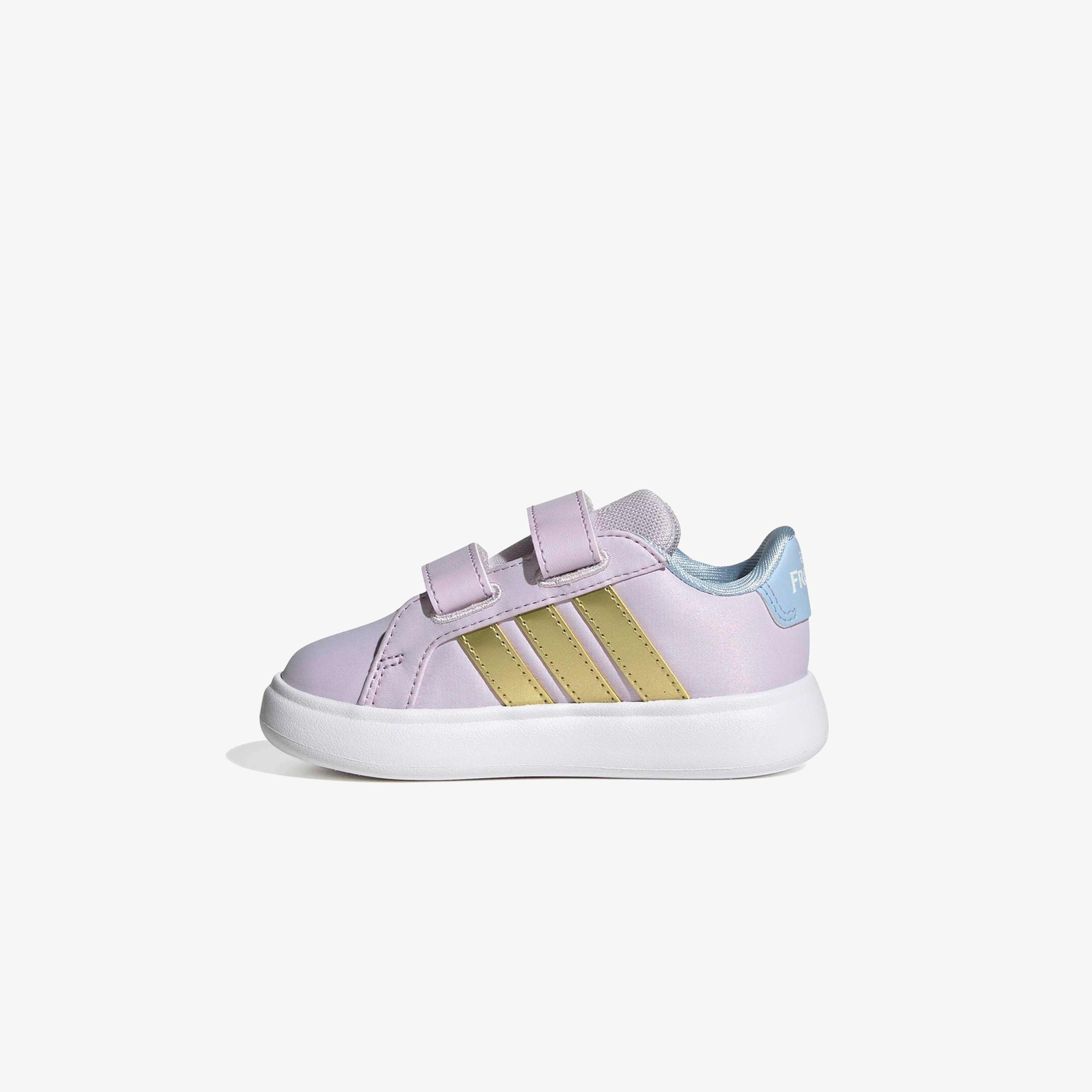 adidas x Disney Grand Court Elsa Bebek Mor Spor Ayakkabı