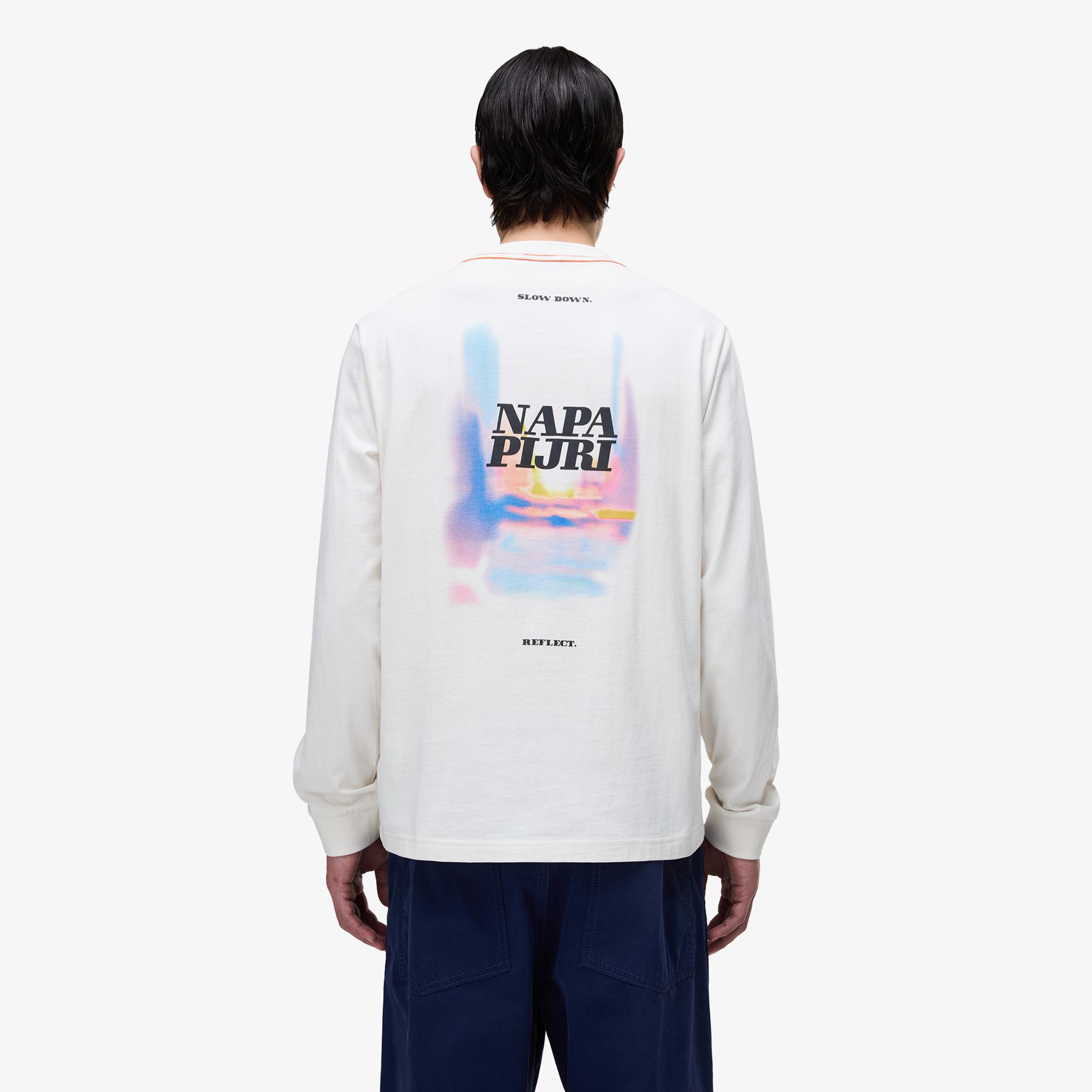 Napapijri S-Lodestar Erkek Beyaz T-Shirt