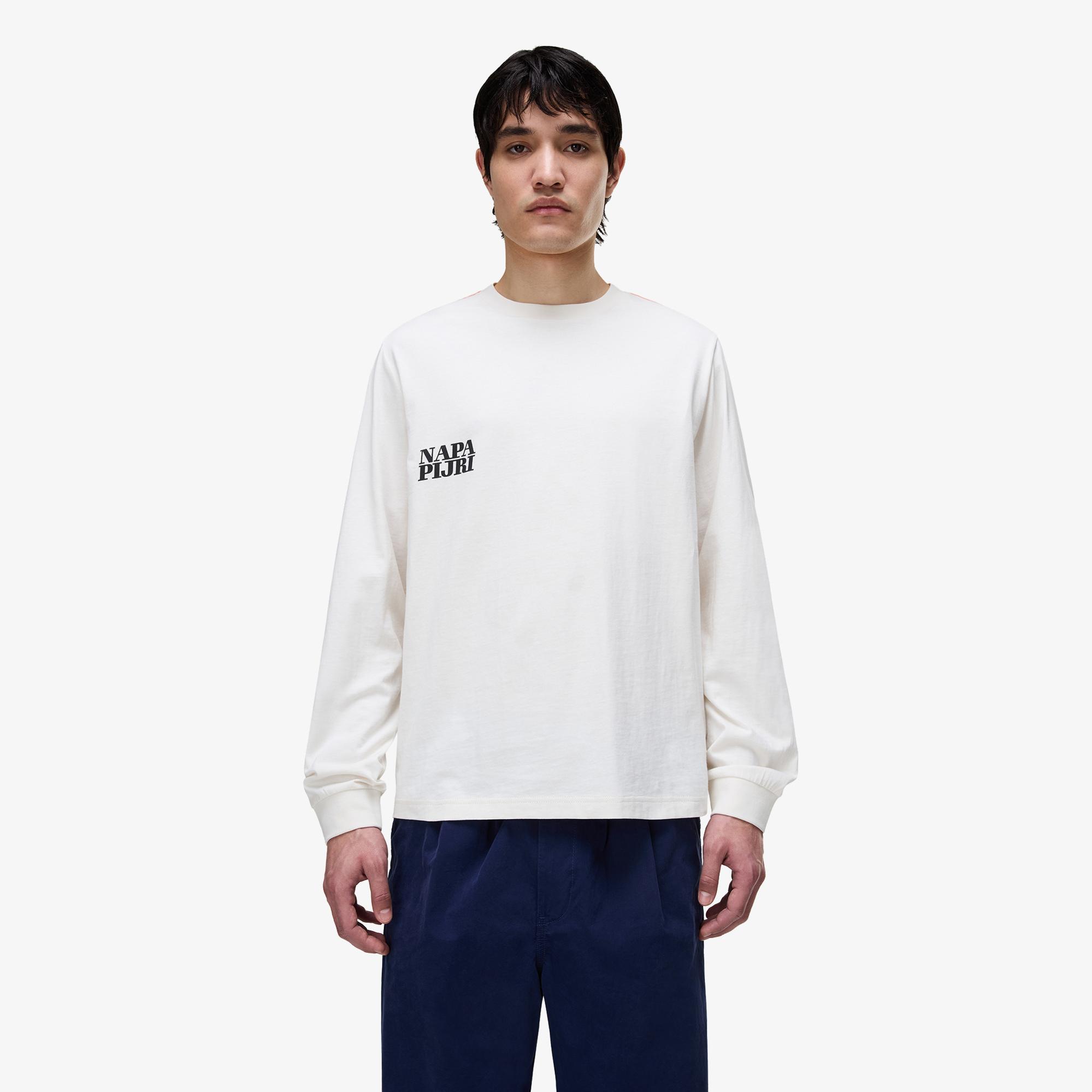 Napapijri S-Lodestar Erkek Beyaz T-Shirt