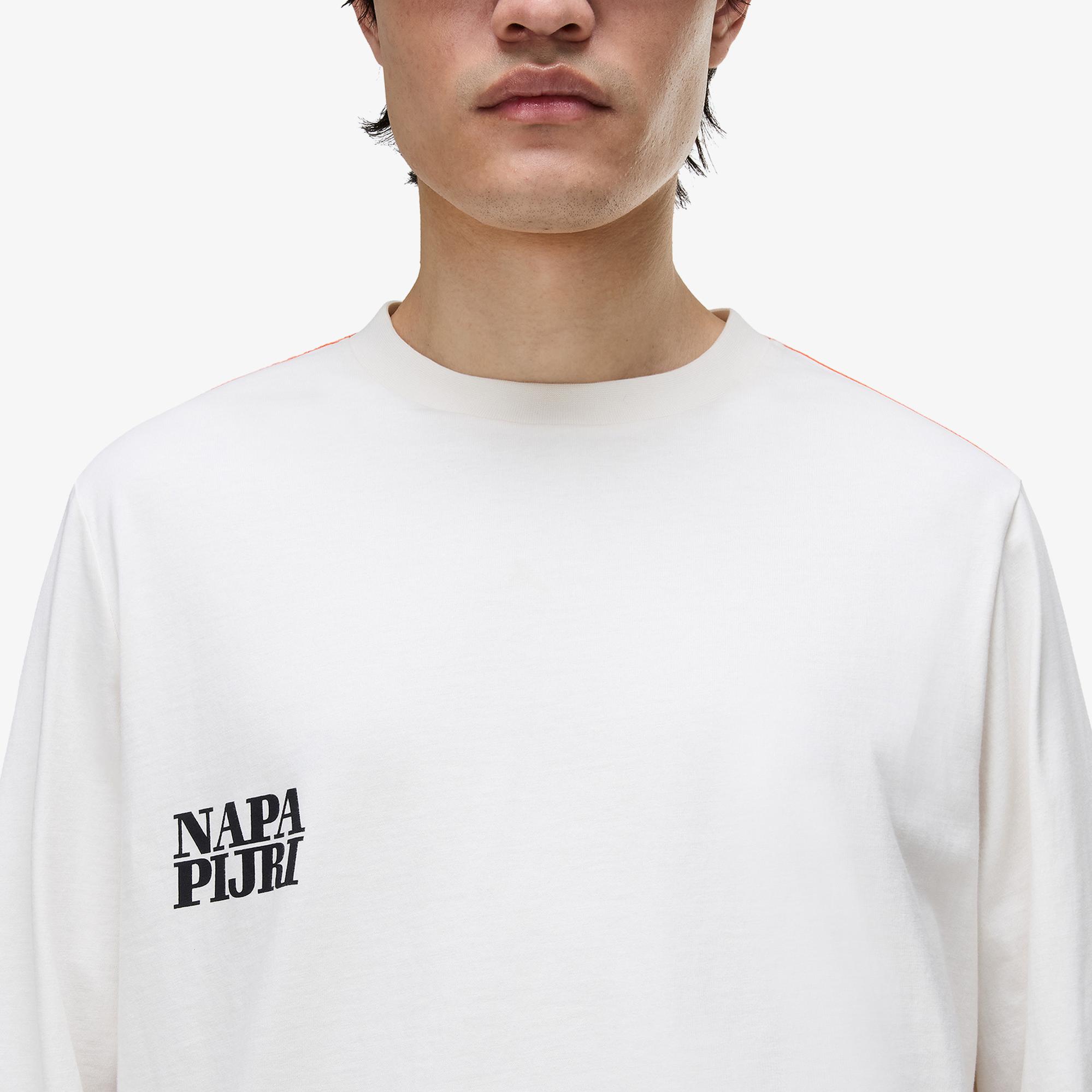 Napapijri S-Lodestar Erkek Beyaz T-Shirt