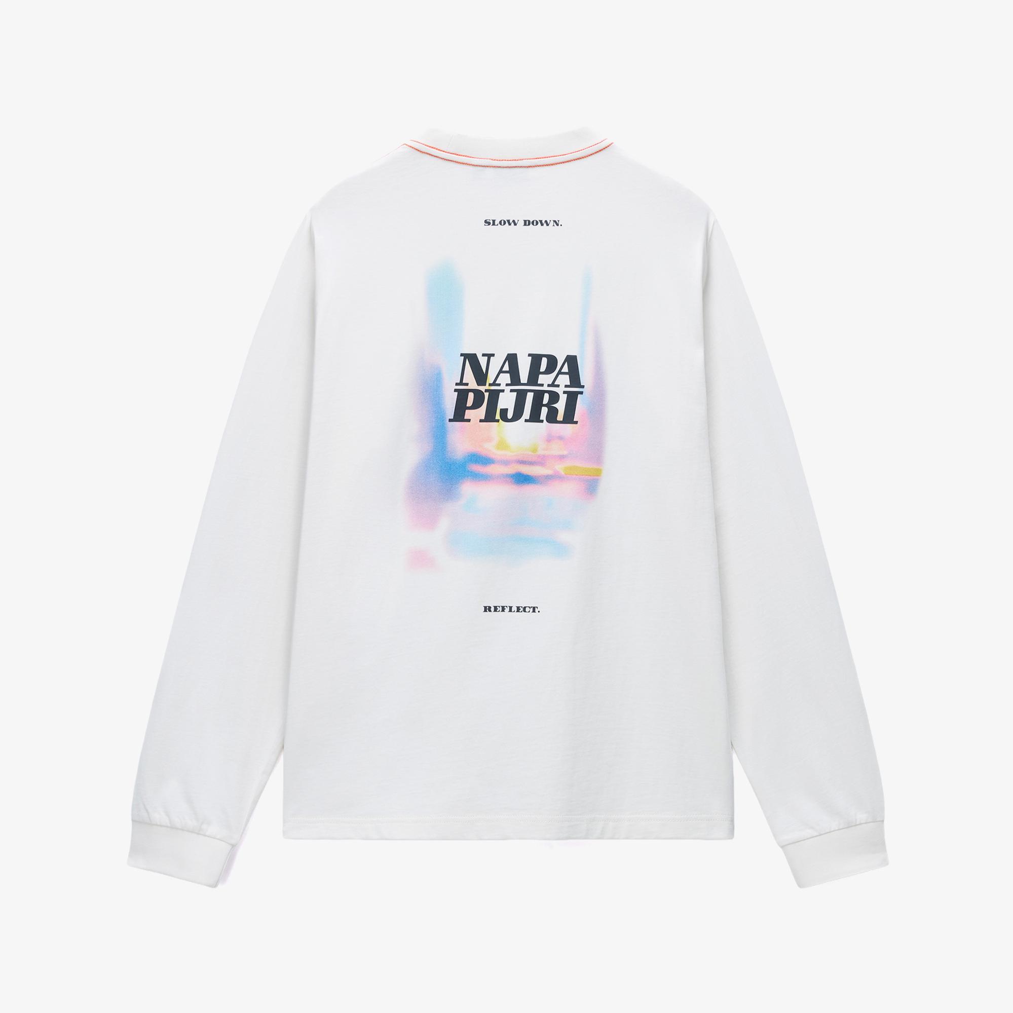 Napapijri S-Lodestar Erkek Beyaz T-Shirt