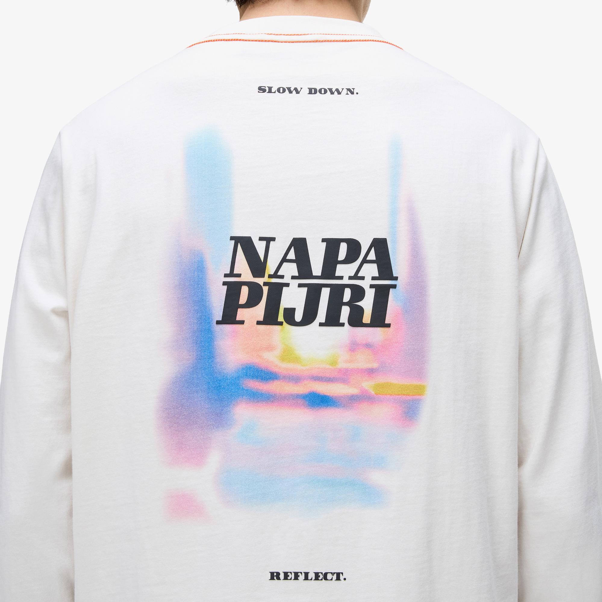 Napapijri S-Lodestar Erkek Beyaz T-Shirt