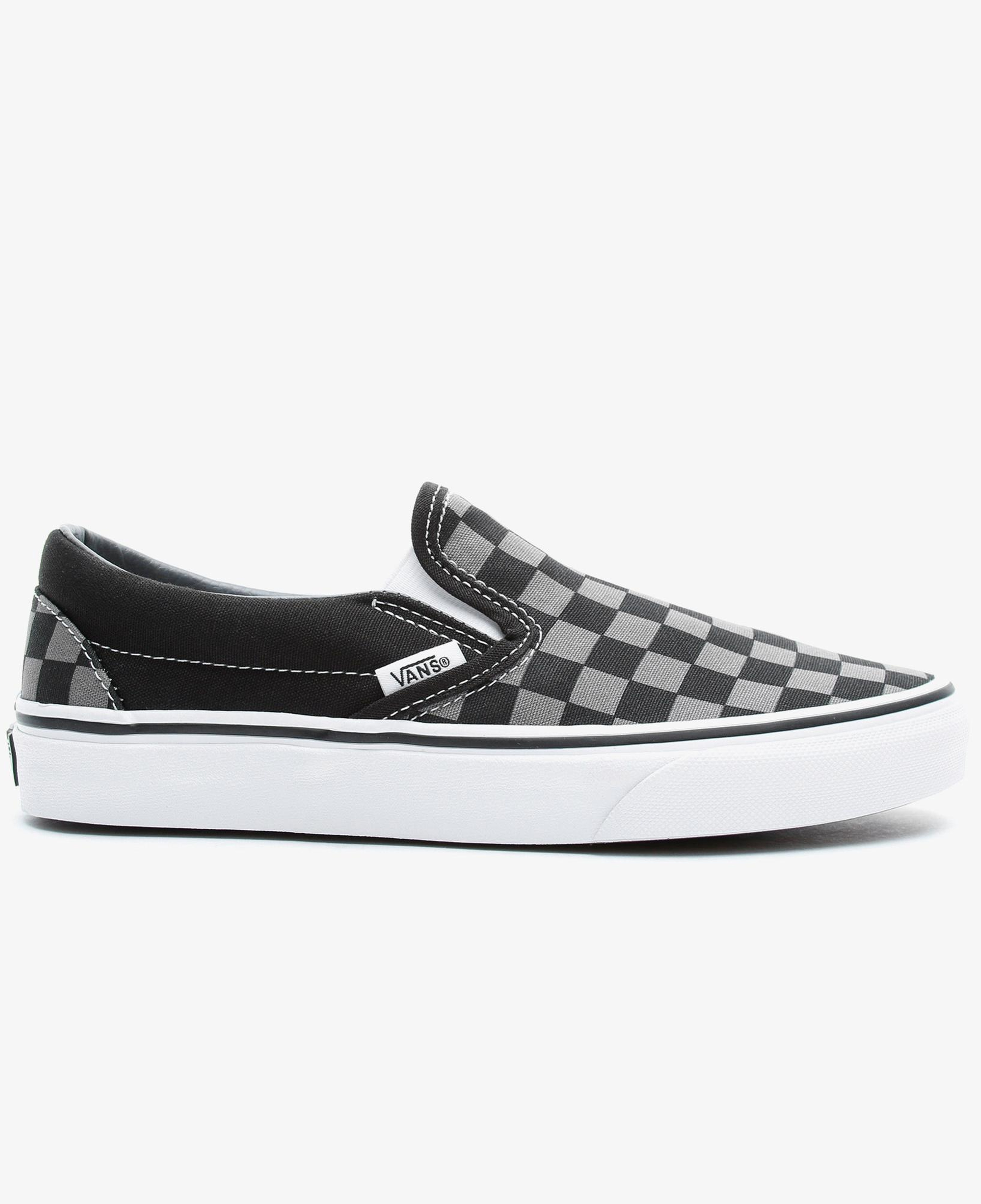 Vans Classic Slip-On Checkerboard Siyah Unisex Sneaker
