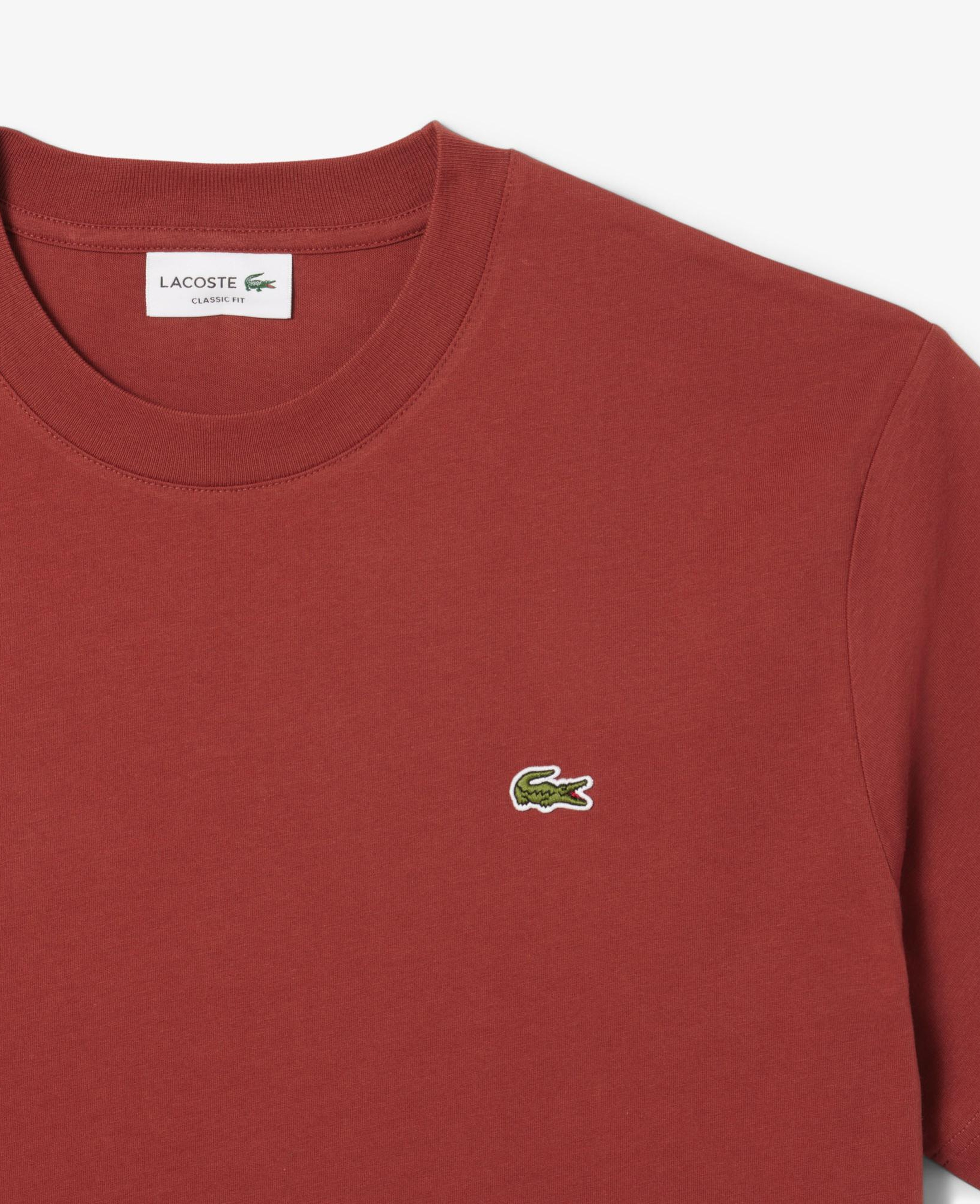 Lacoste Erkek Classic Fit Bisiklet Yaka Kahverengi T-Shirt